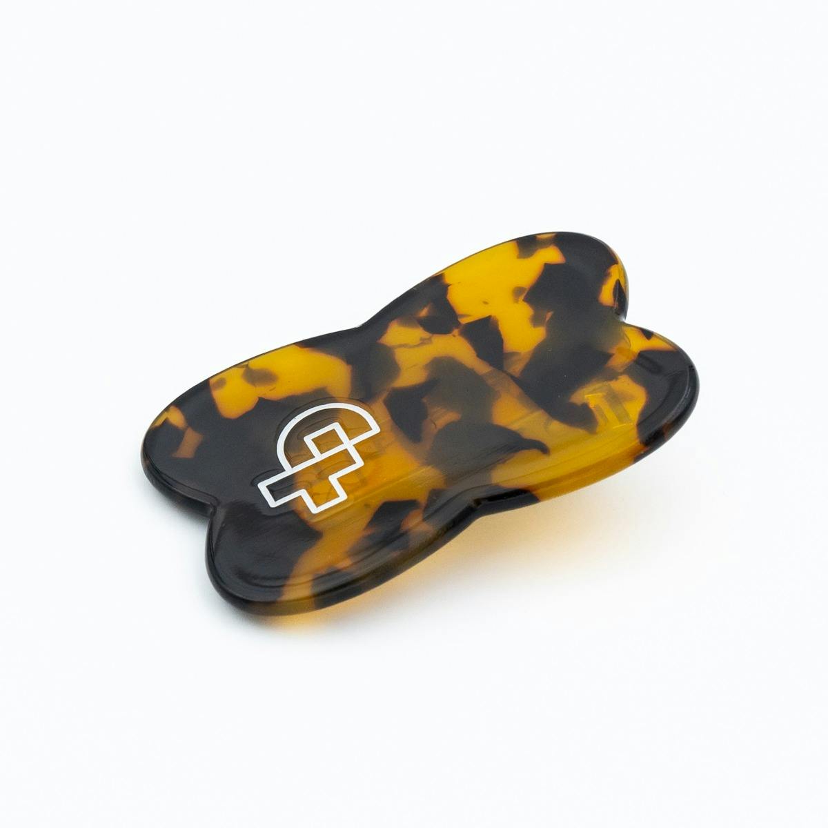 瓜生太郎　Taro Uryu　Hair Clip ( 1pc )　Honey Leopard