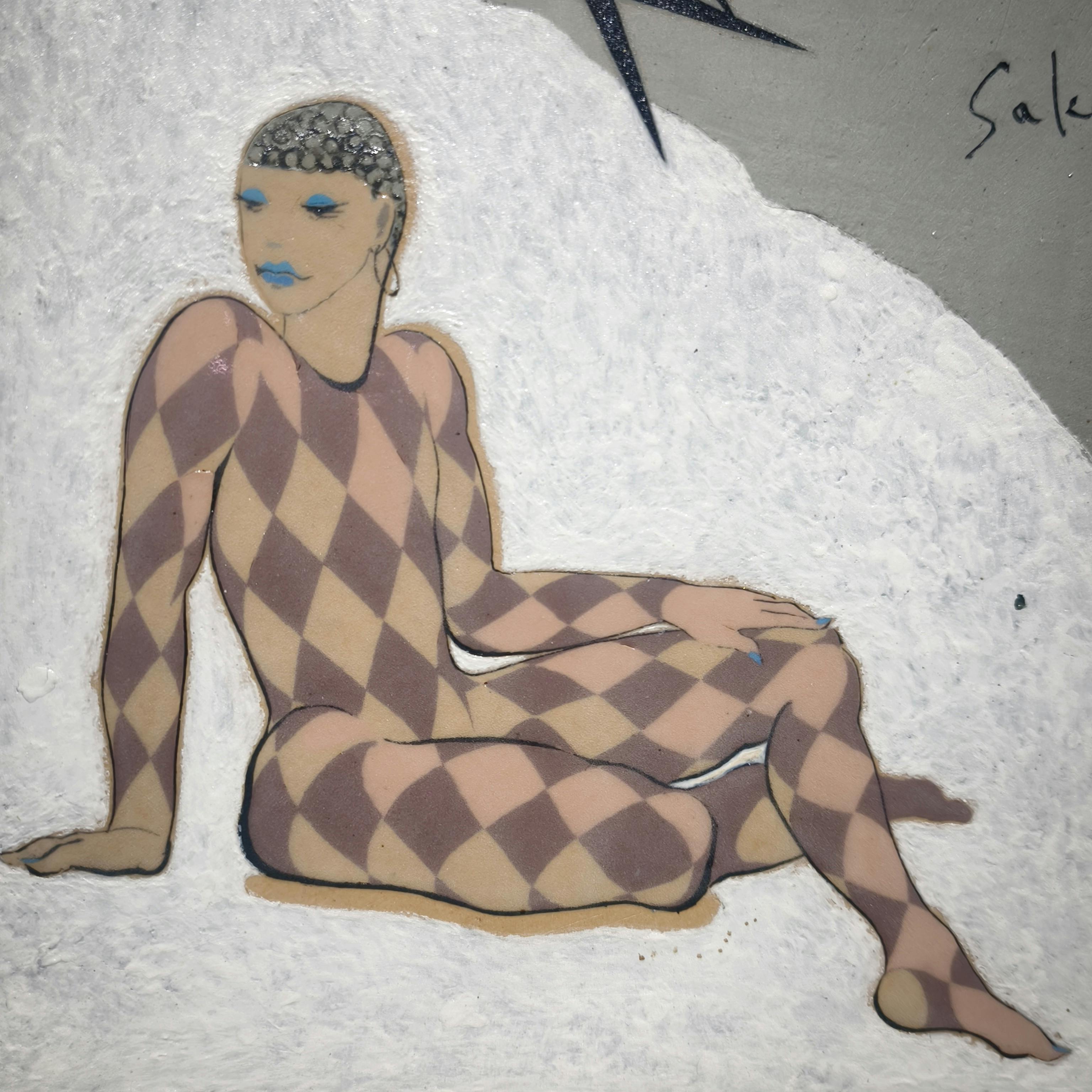 陶板 アルルカン 男