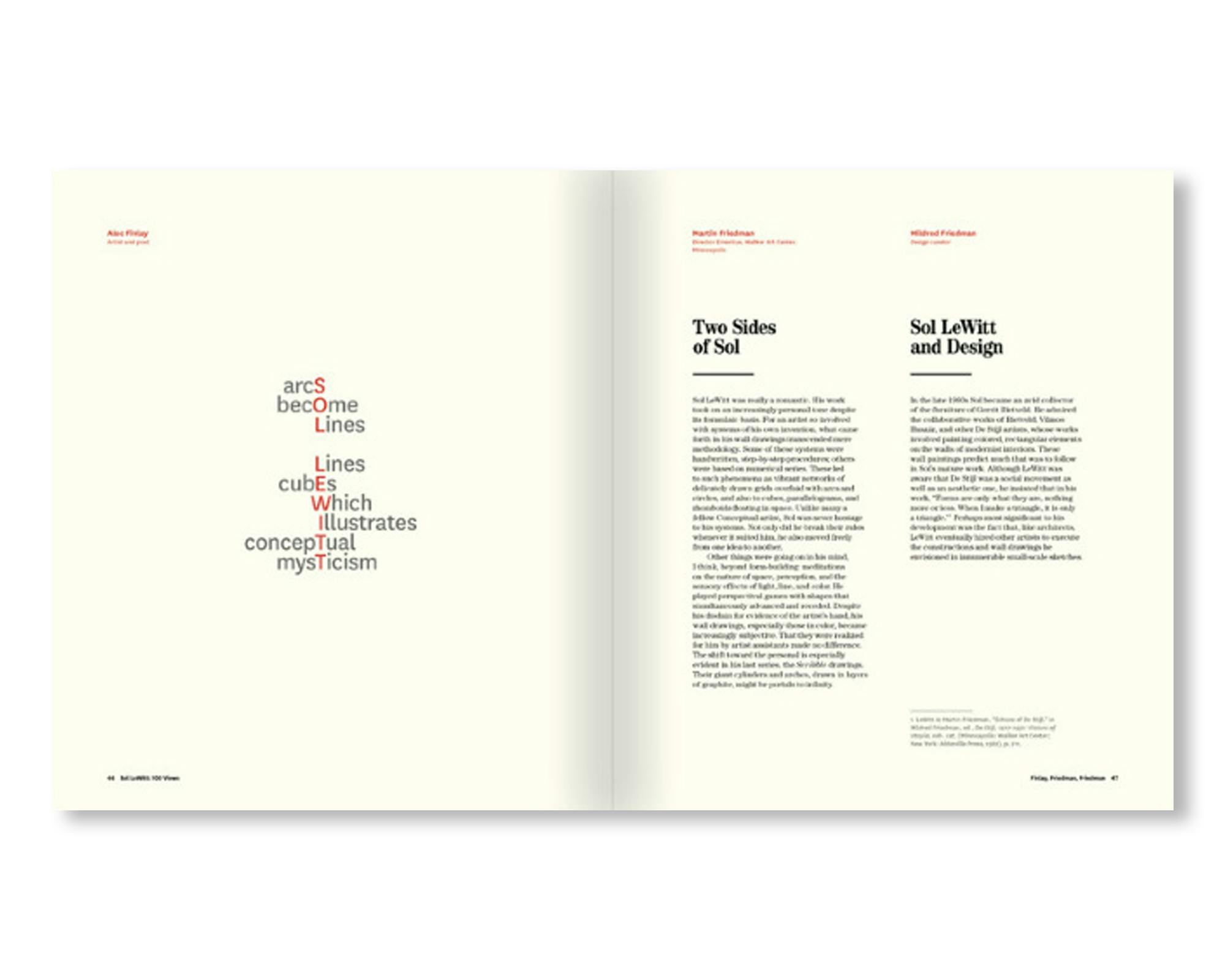 SOL LEWITT 100 VIEWS