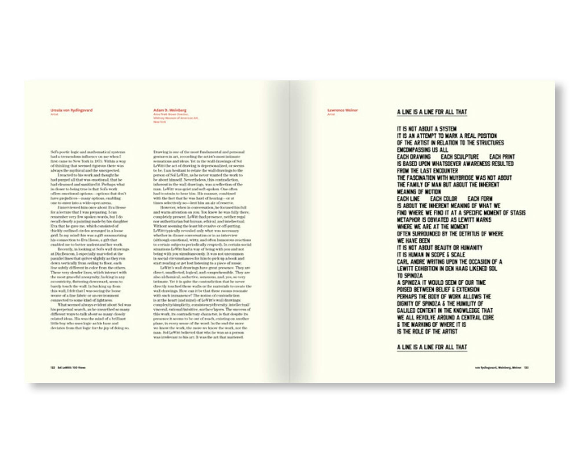 SOL LEWITT 100 VIEWS