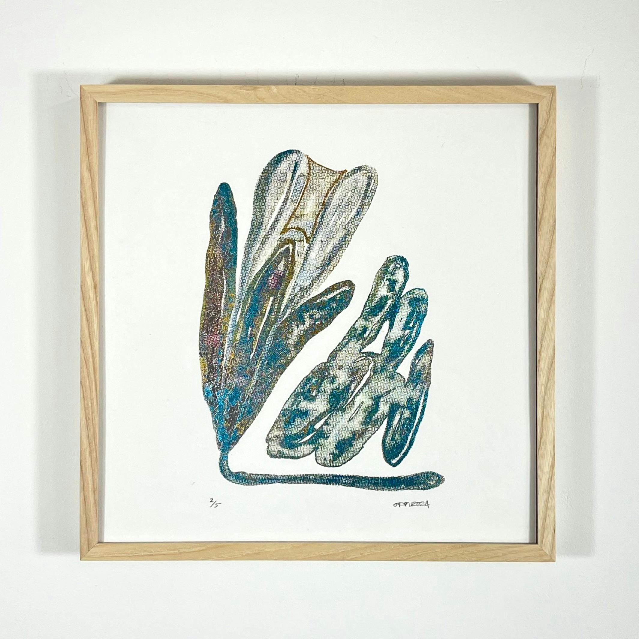 「gentian」額装込み