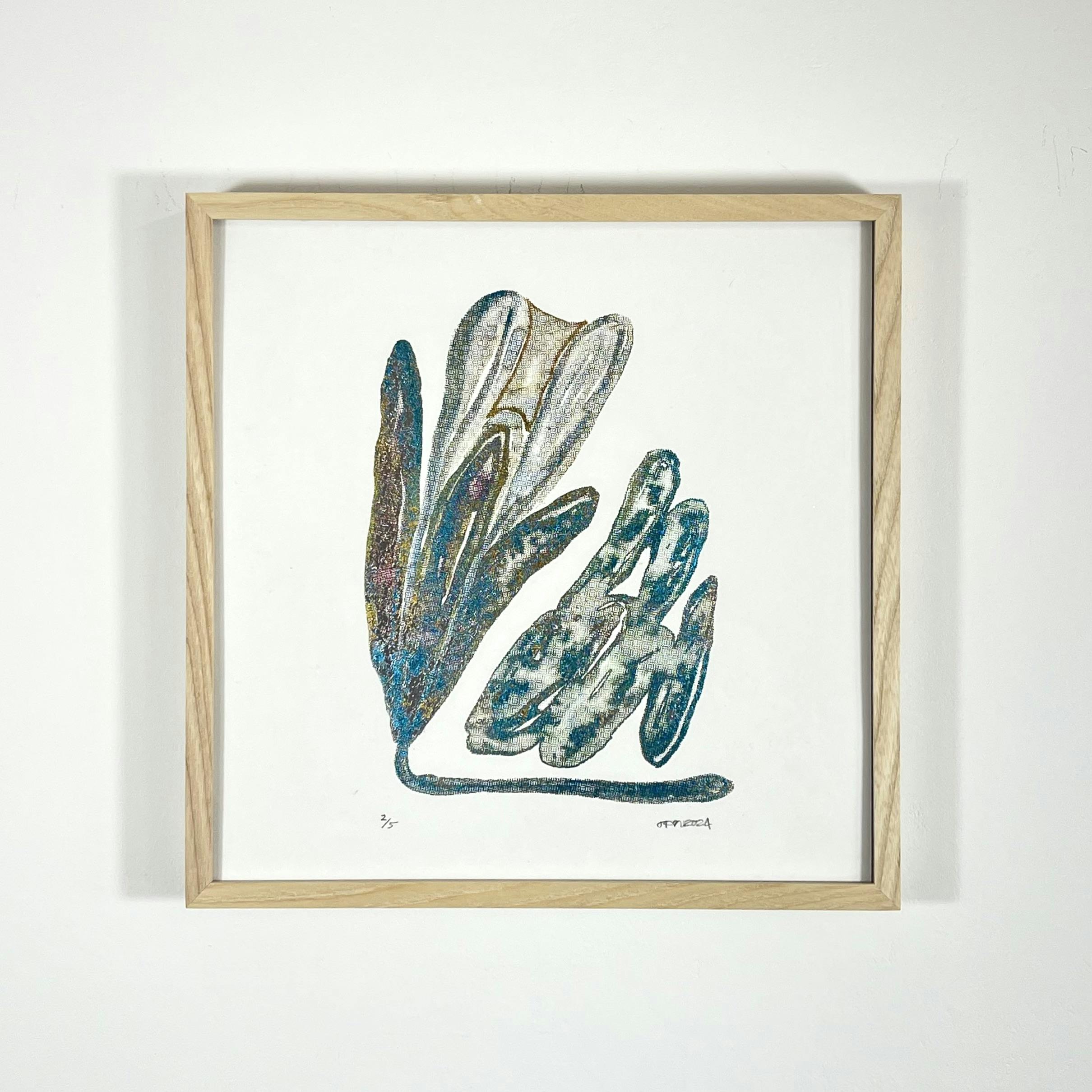 「gentian」額装込み