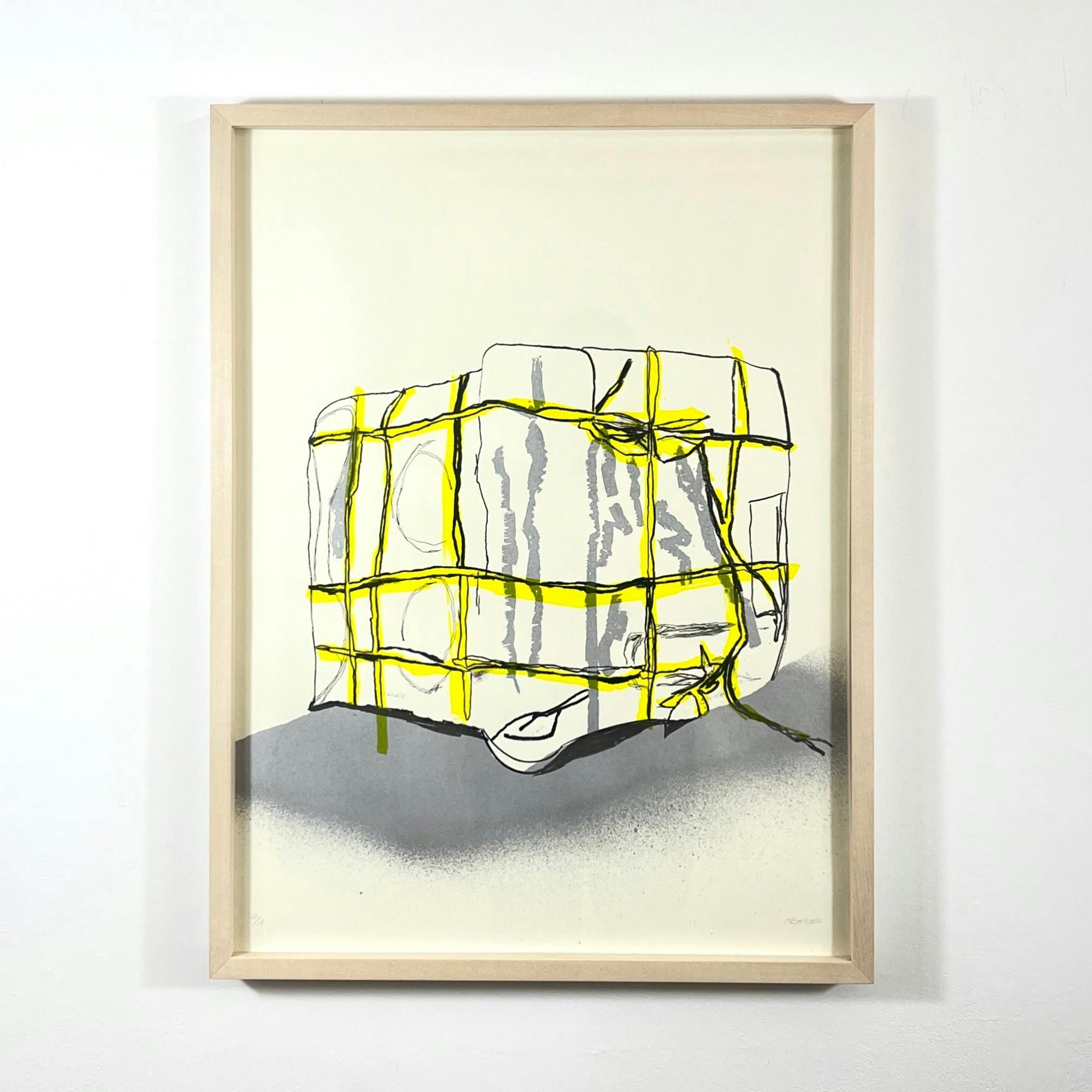 「冷え取り君#3 」額装込み