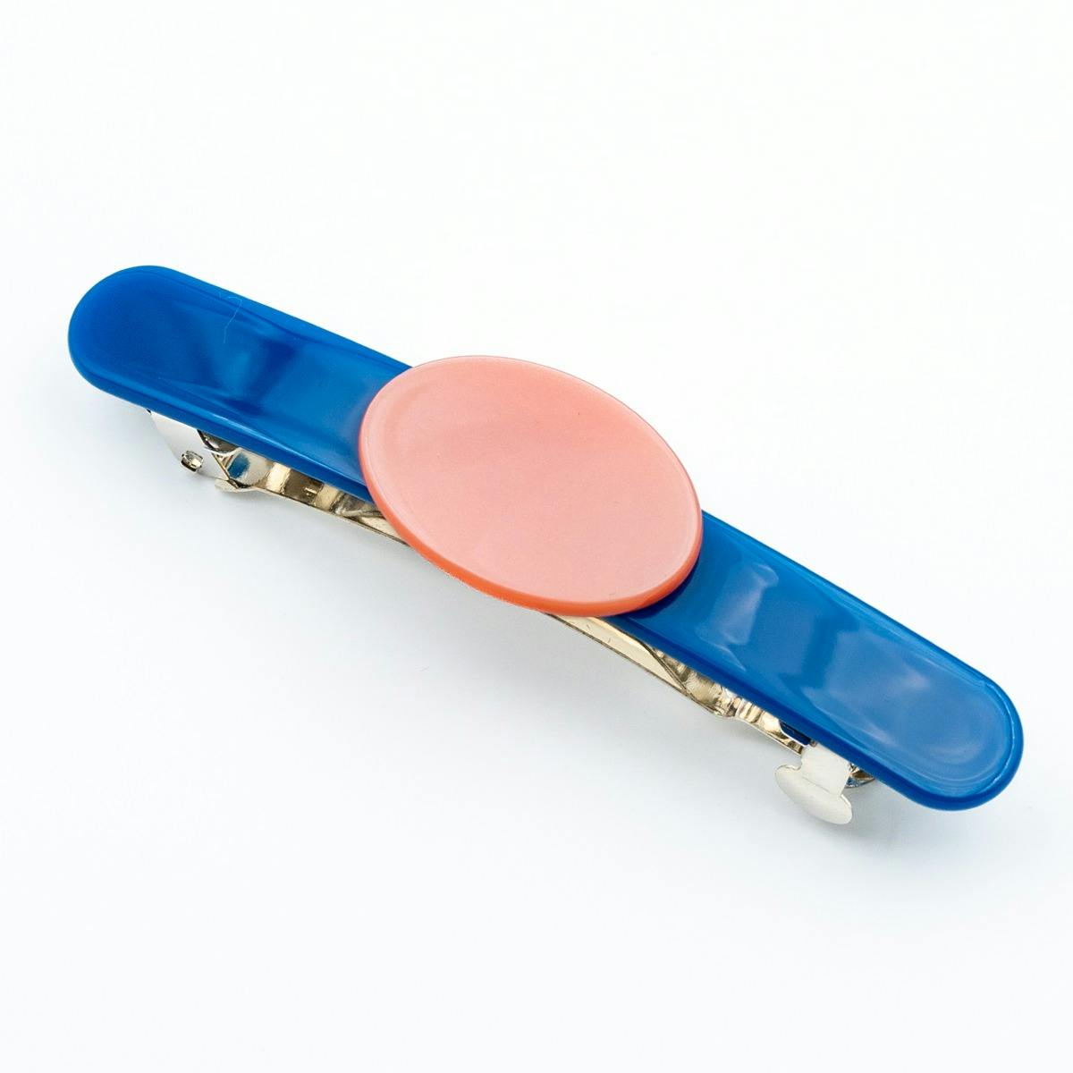 瓜生太郎　Taro Uryu　Barrette　Coral & Cobalt