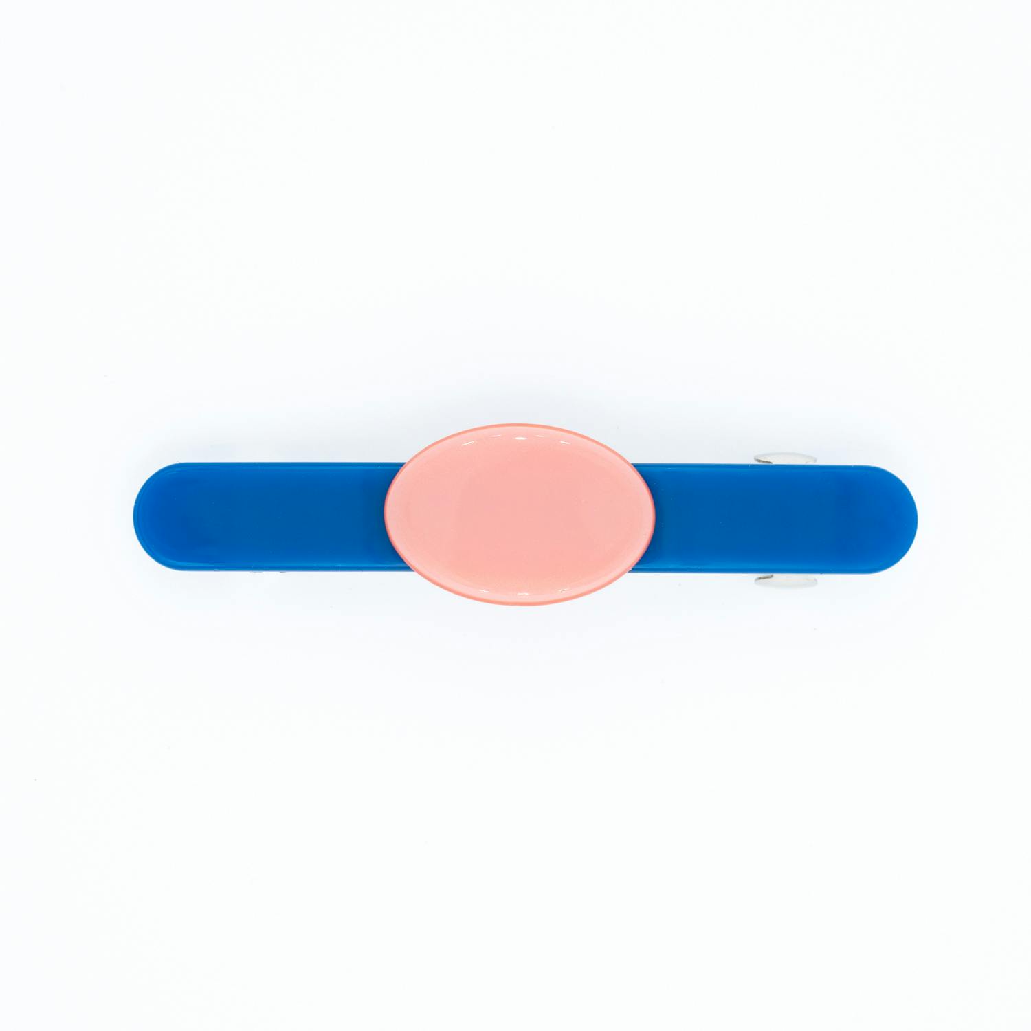 瓜生太郎　Taro Uryu　Barrette　Coral & Cobalt