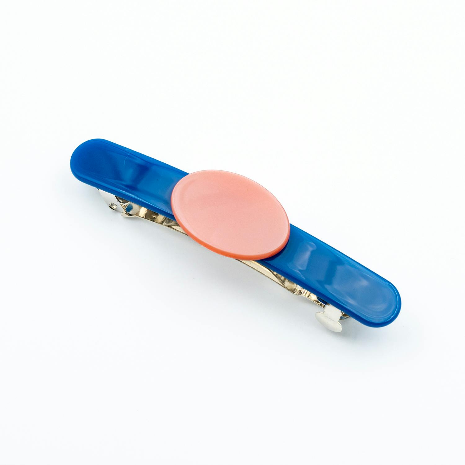 瓜生太郎　Taro Uryu　Barrette　Coral & Cobalt