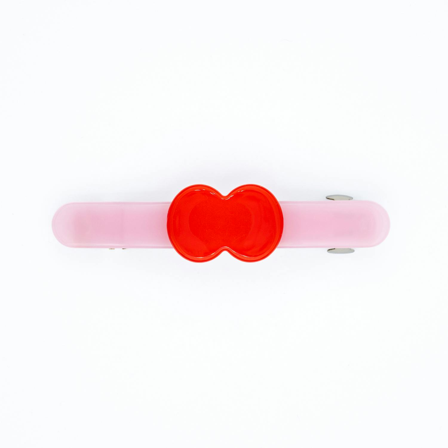 瓜生太郎　Taro Uryu　Barrette　Ruby & Baby Pink