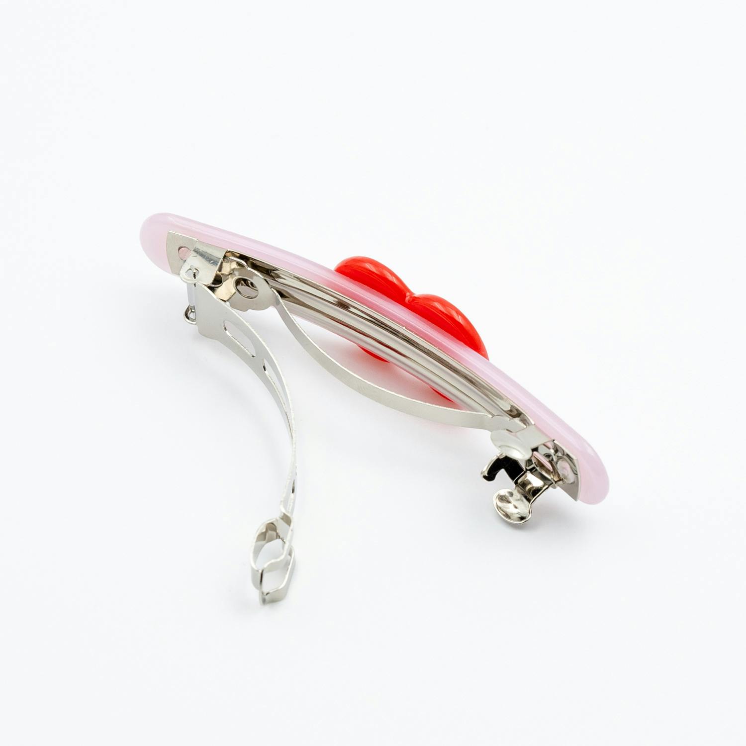 瓜生太郎　Taro Uryu　Barrette　Ruby & Baby Pink