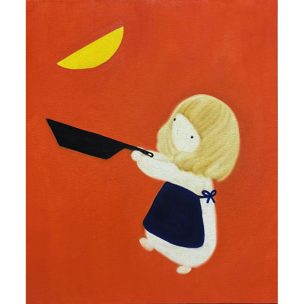 月のオムライス