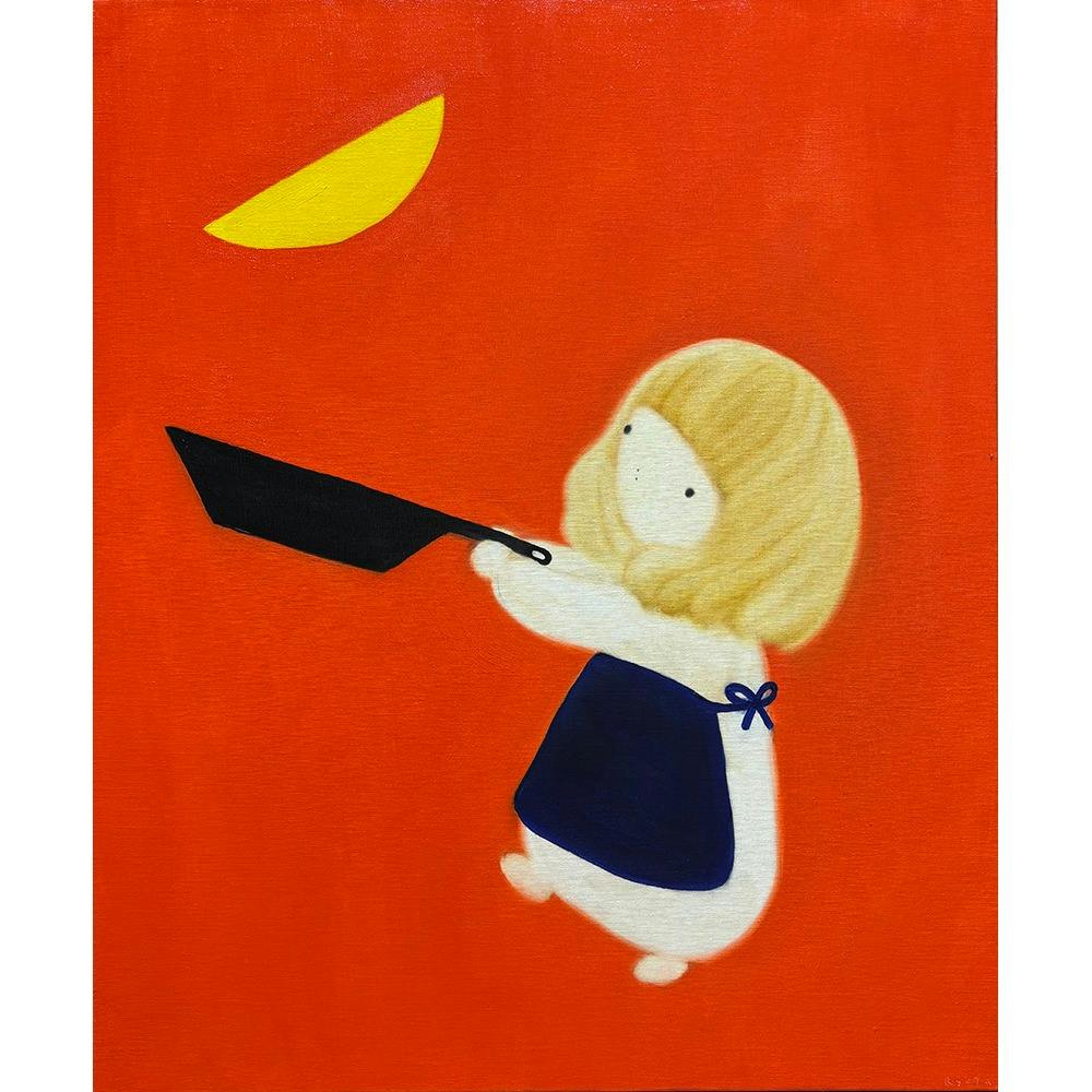 月のオムライス