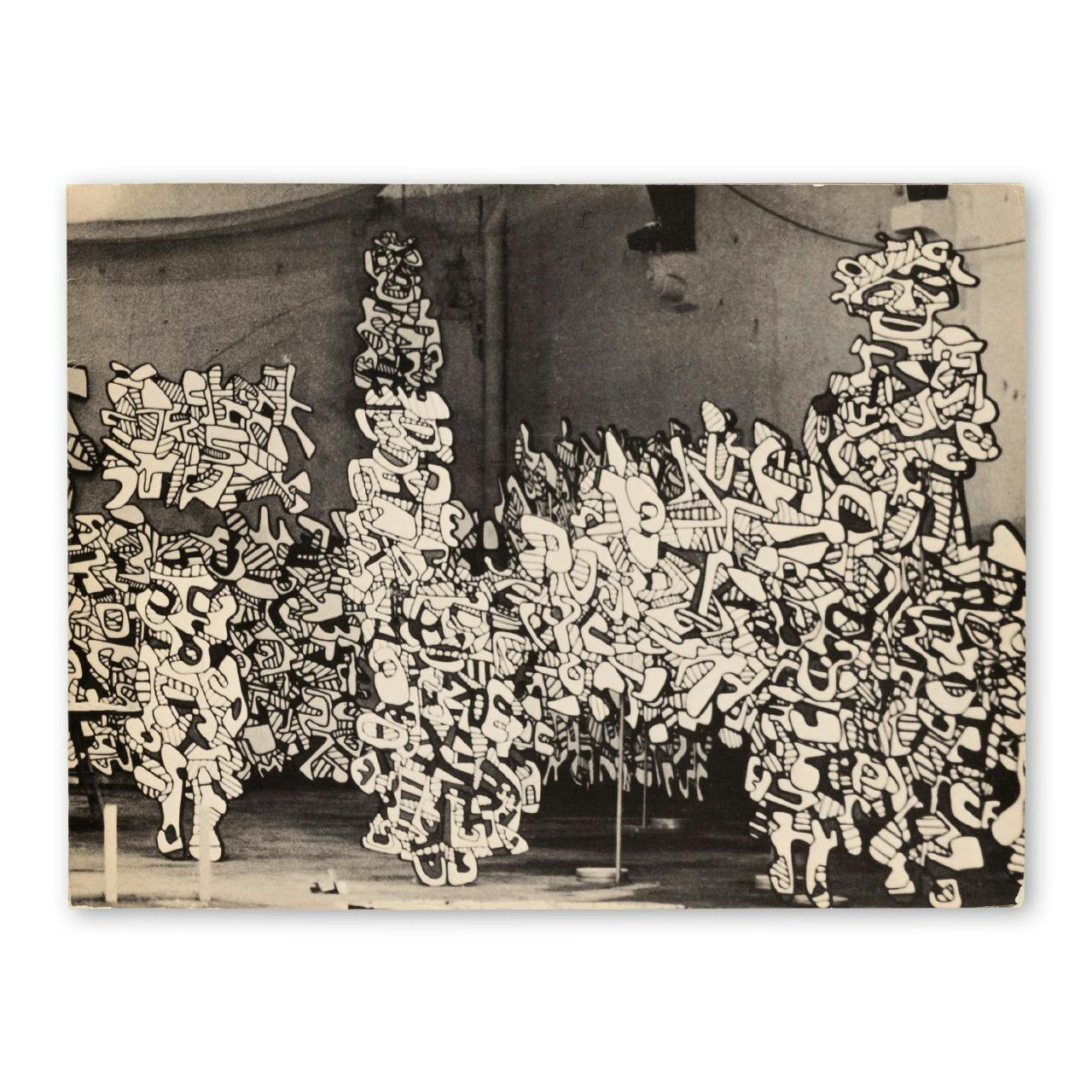 JEAN DUBUFFET: PRATICABLES - INVITATION