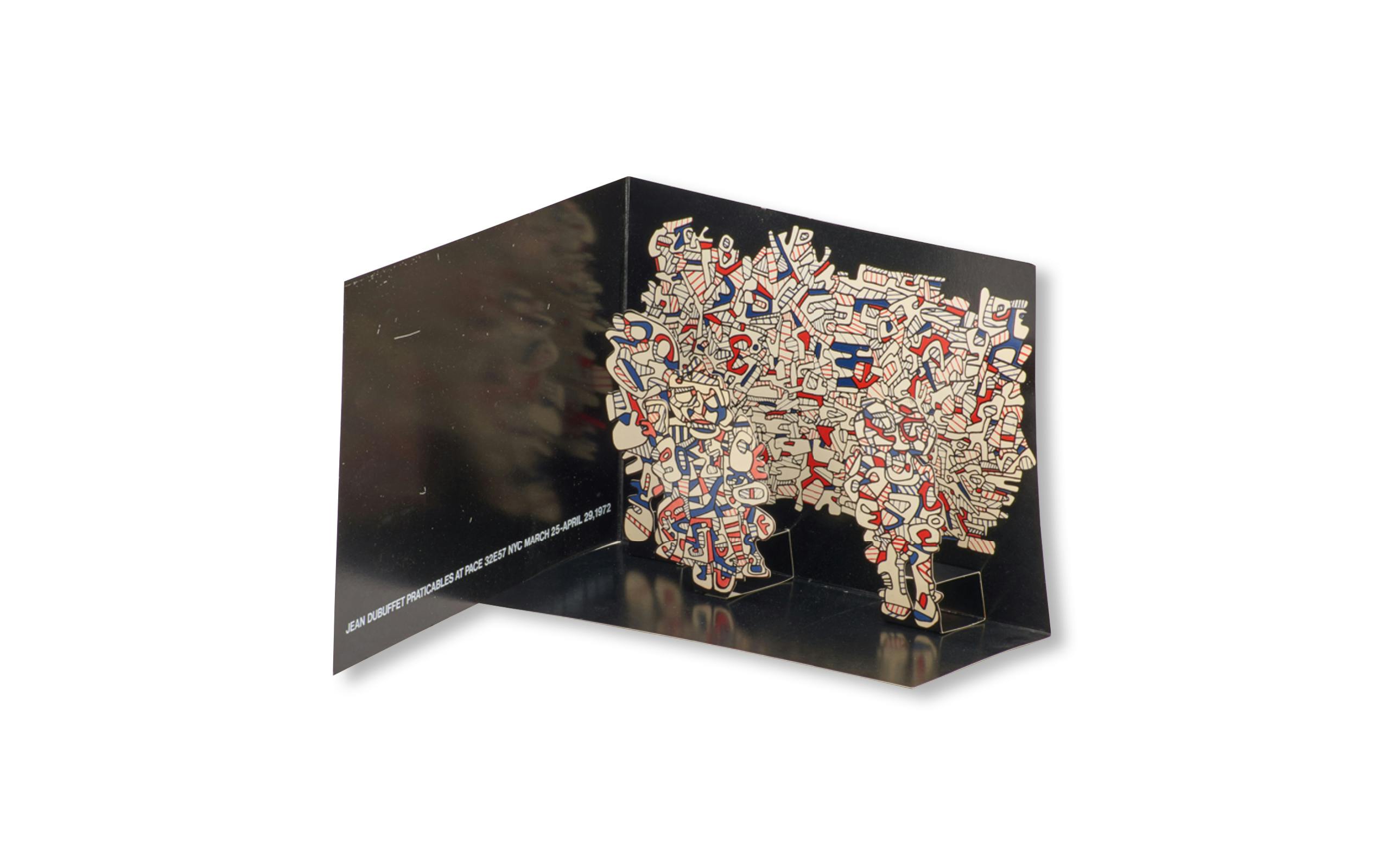 JEAN DUBUFFET: PRATICABLES - INVITATION