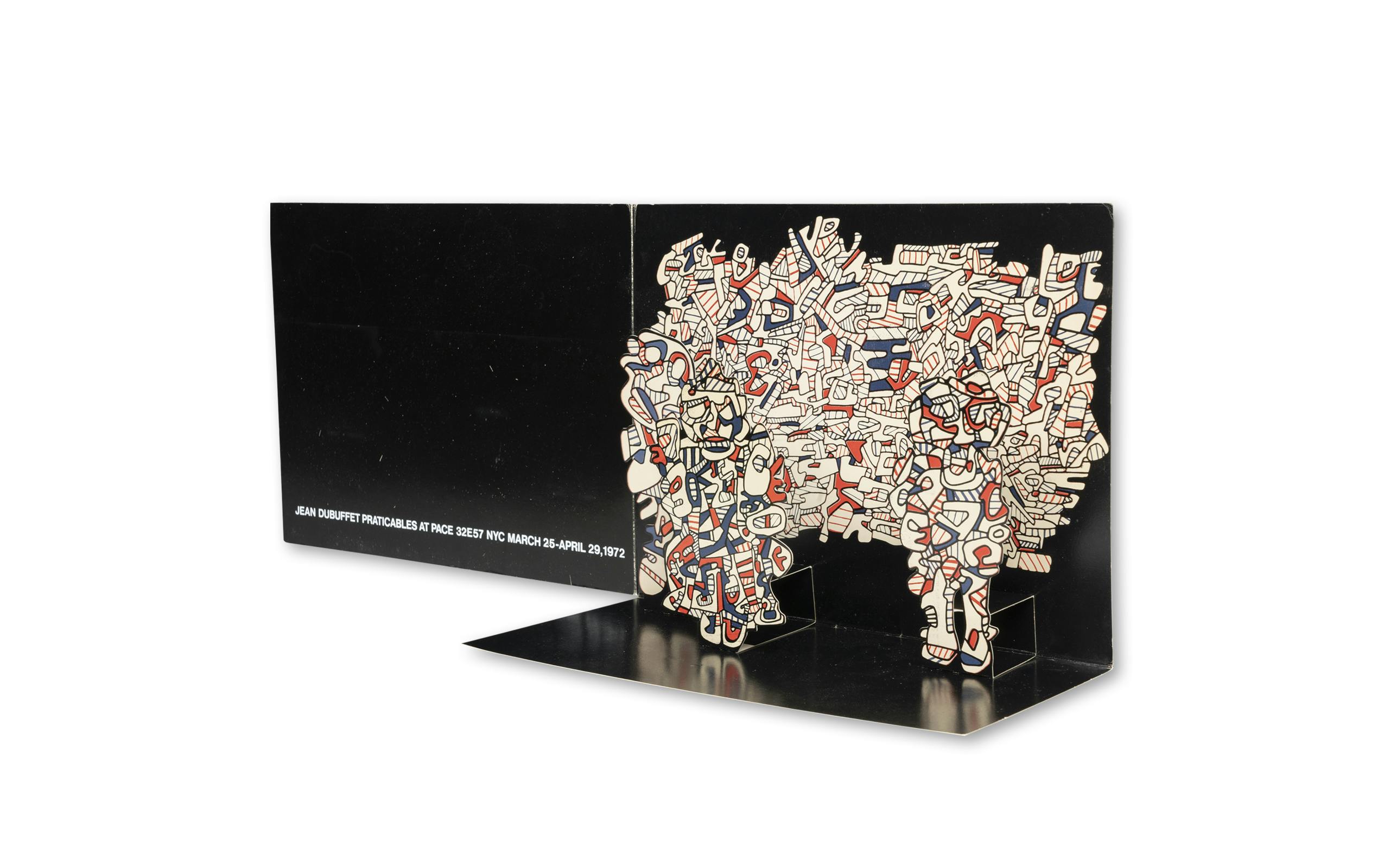 JEAN DUBUFFET: PRATICABLES - INVITATION