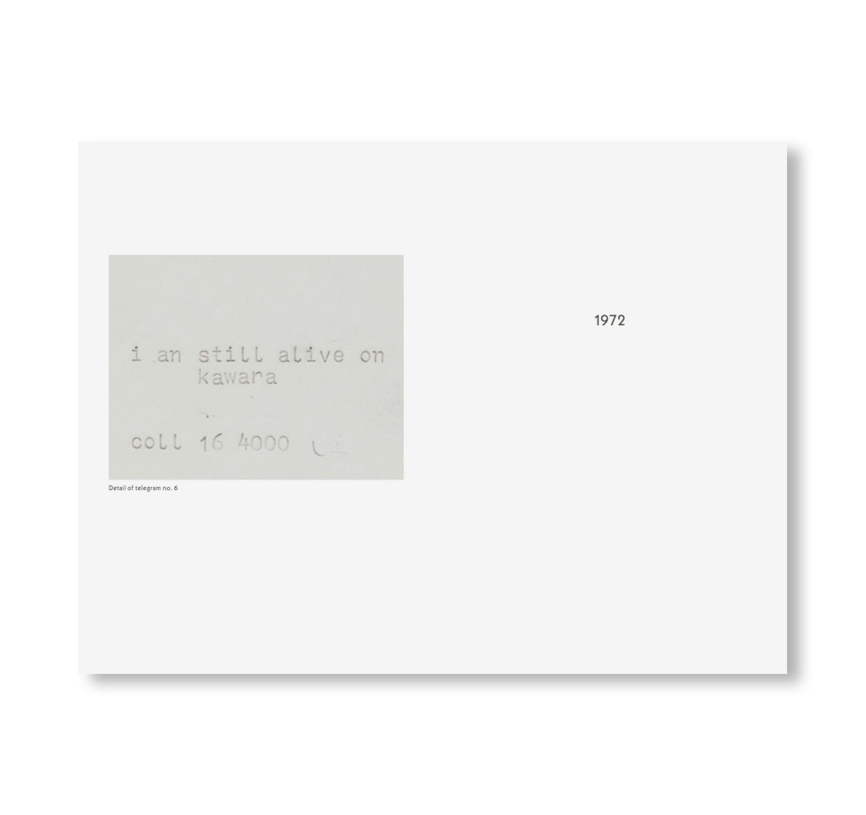 ON KAWARA I AM STILL ALIVE - CATALOGUE 252