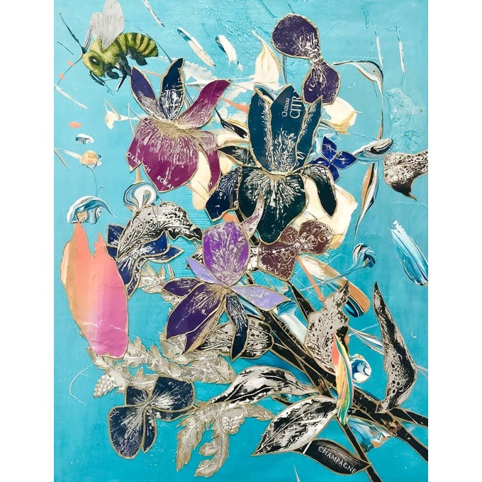 Residual Garden/Turquoise