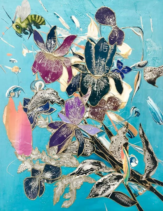 Residual Garden/Turquoise