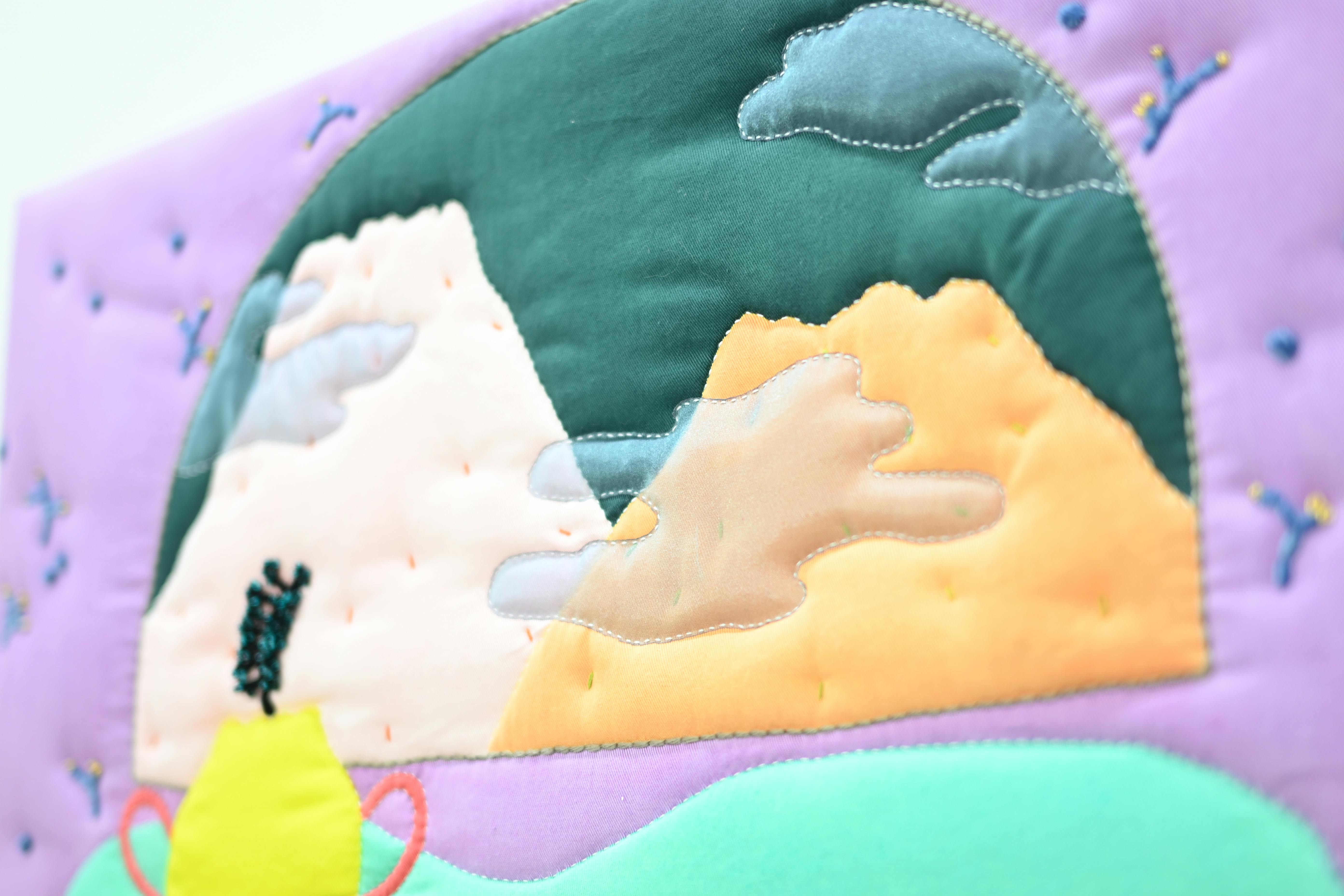 山が見える部屋