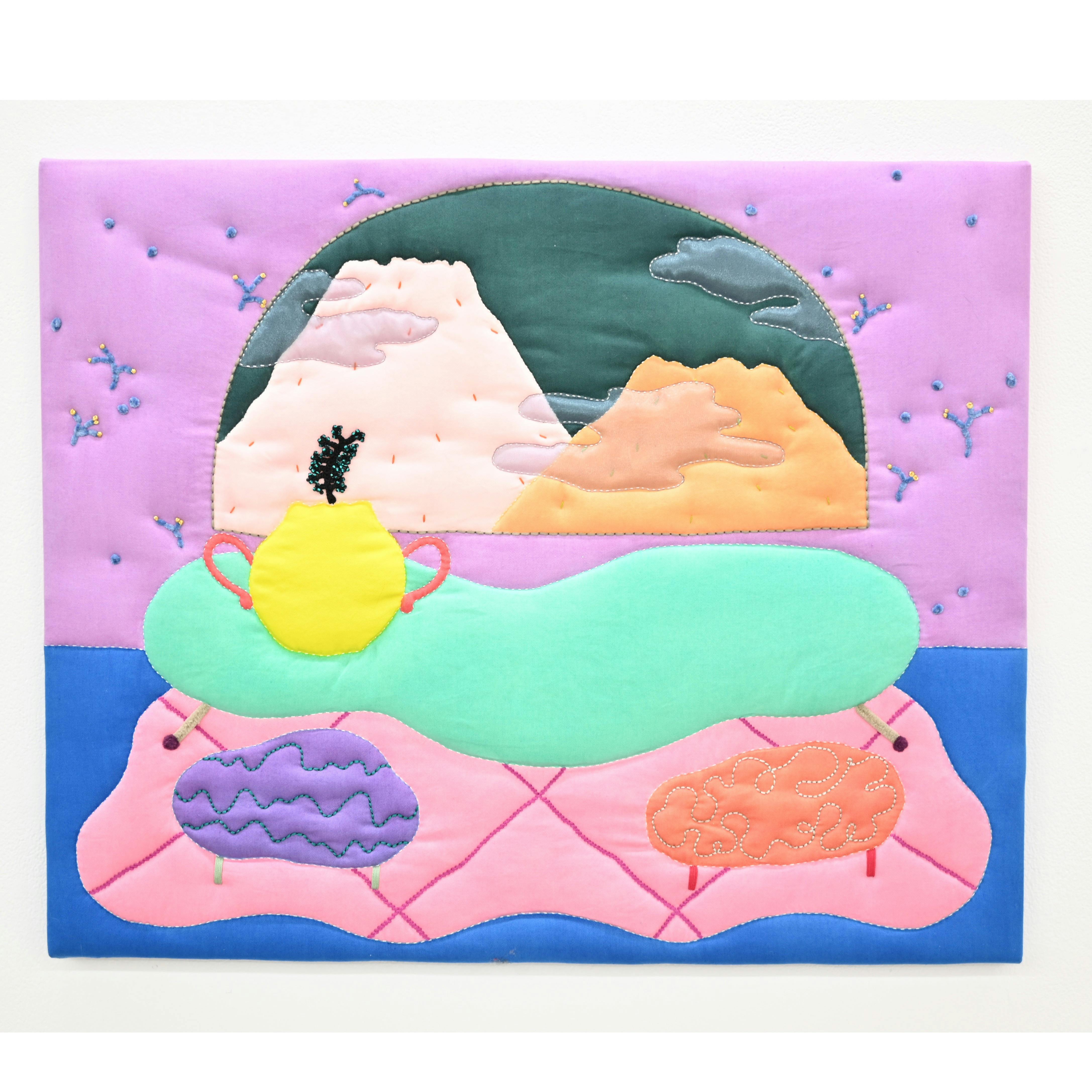 山が見える部屋