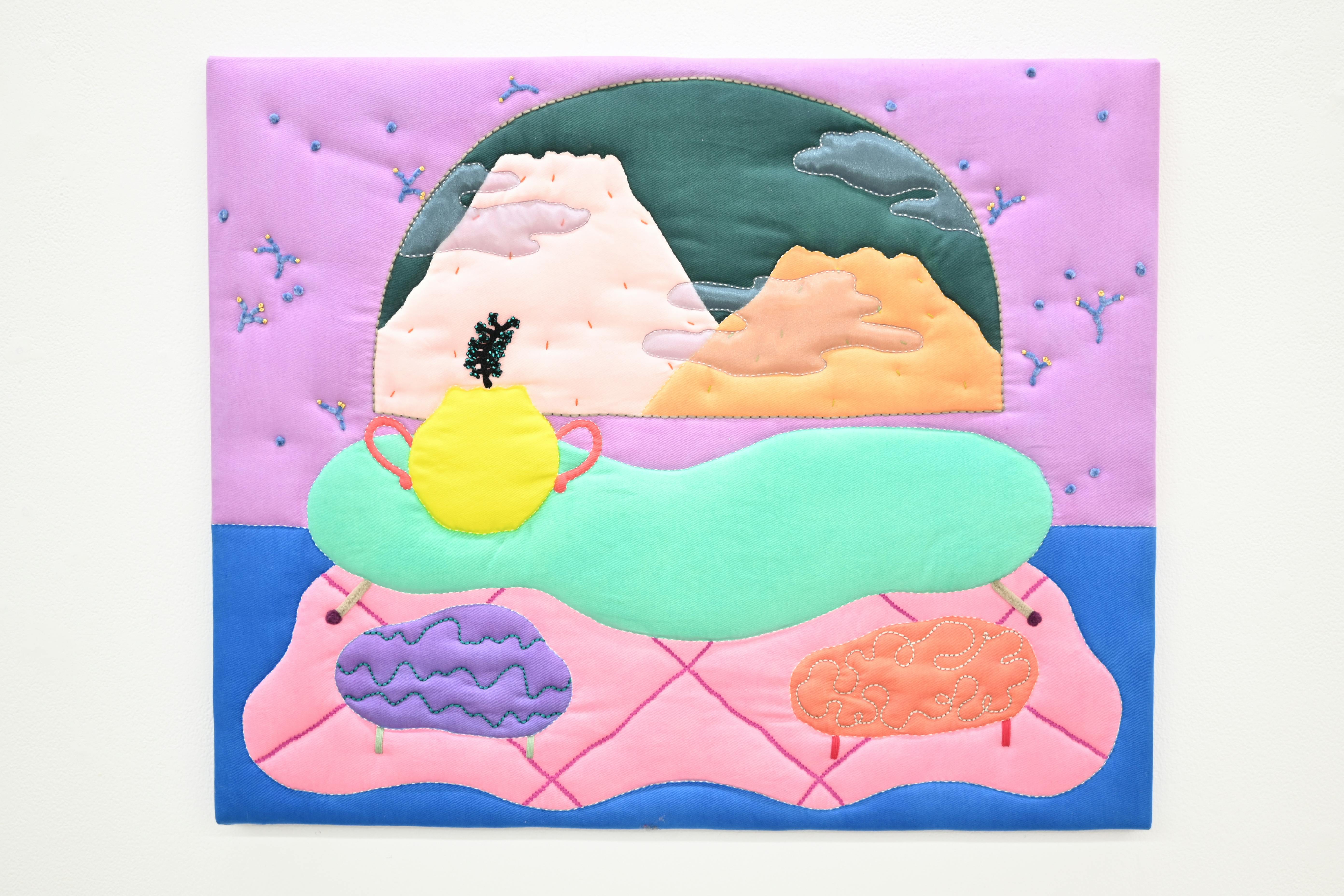 山が見える部屋