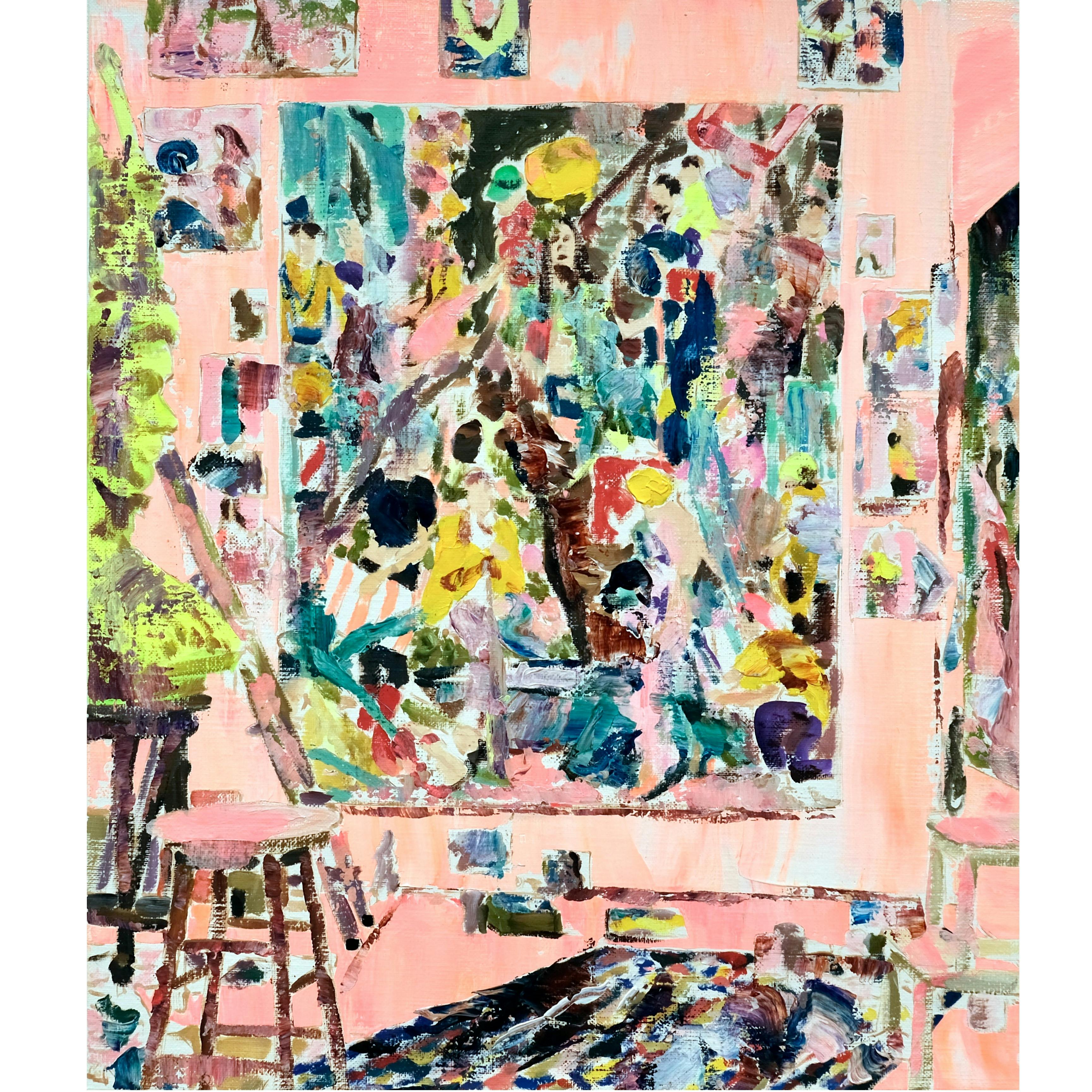 Studio with a Carpet