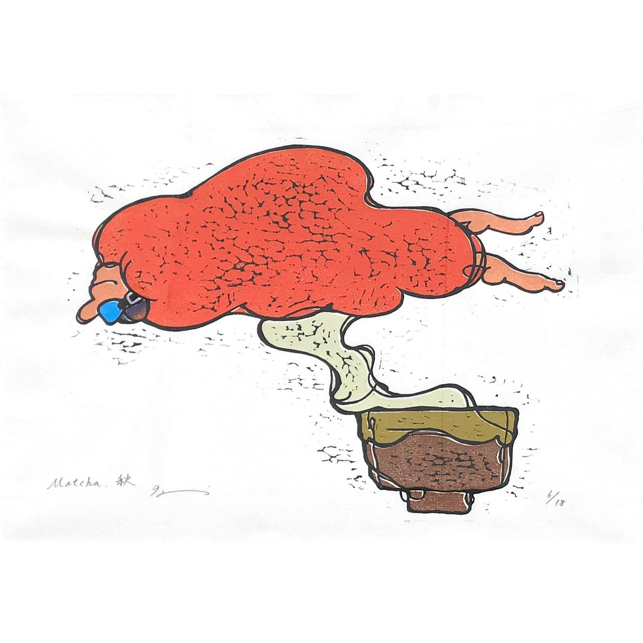 【額装込】Matcha 秋