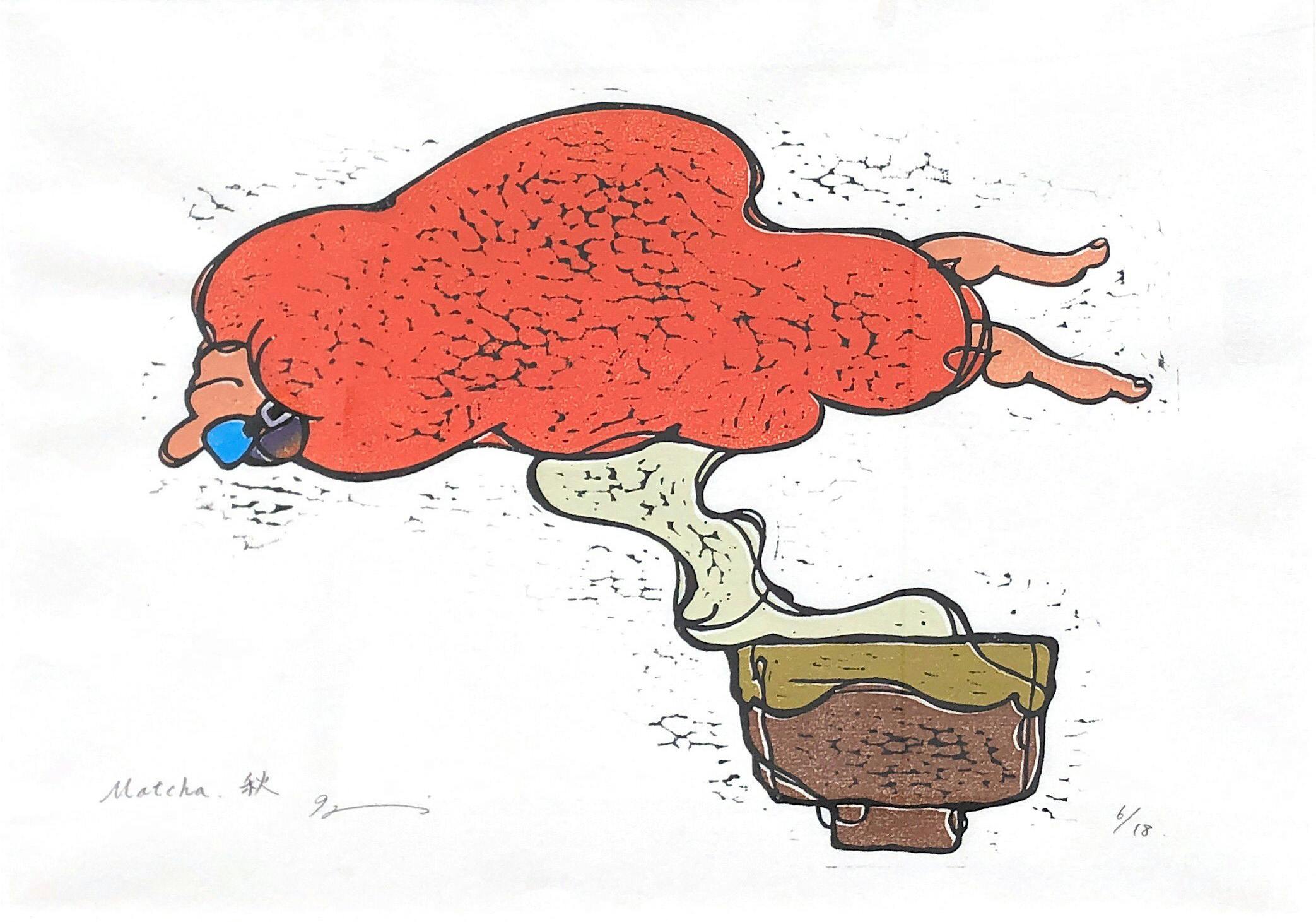 【額装込】Matcha 秋