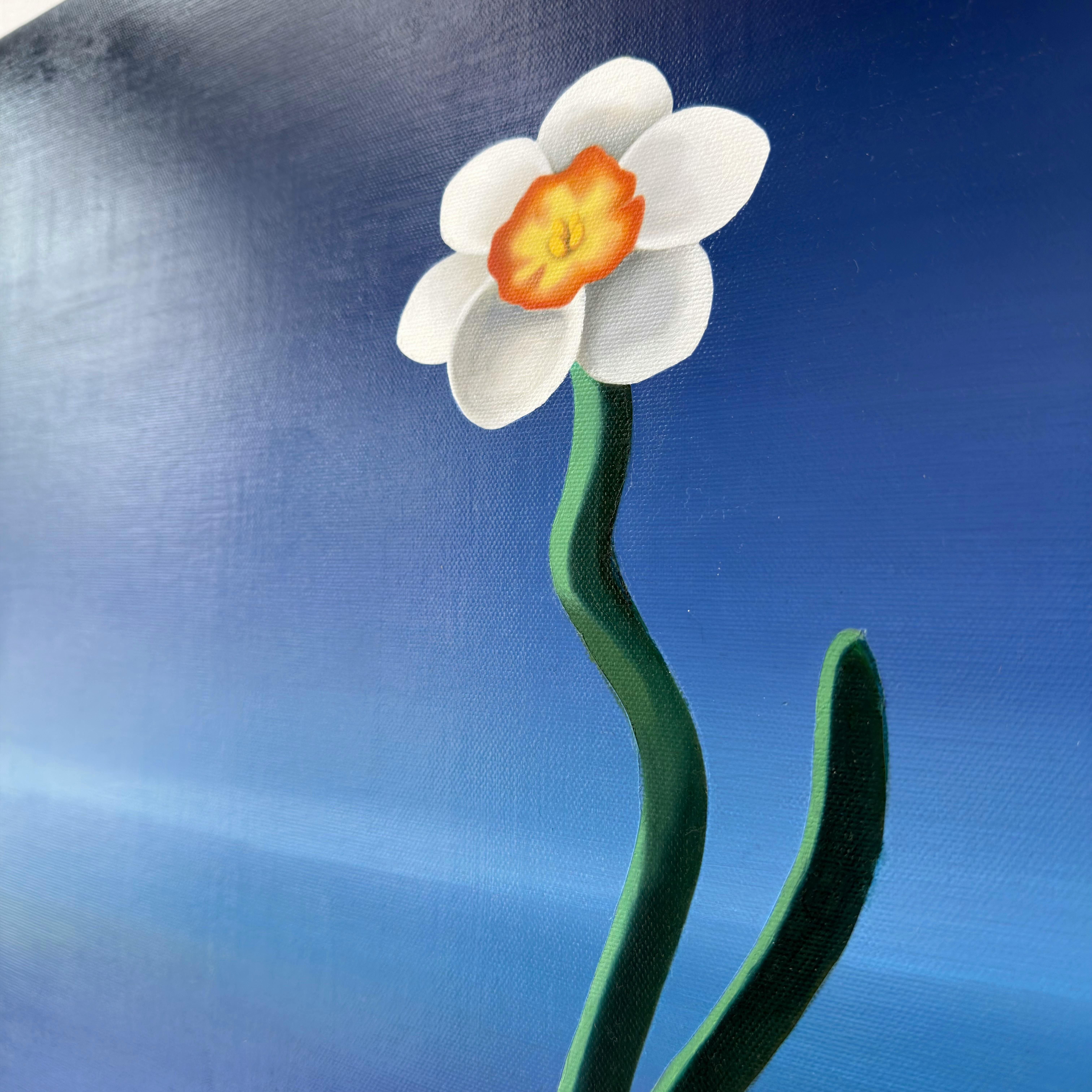 冷たい部屋、咲いた花