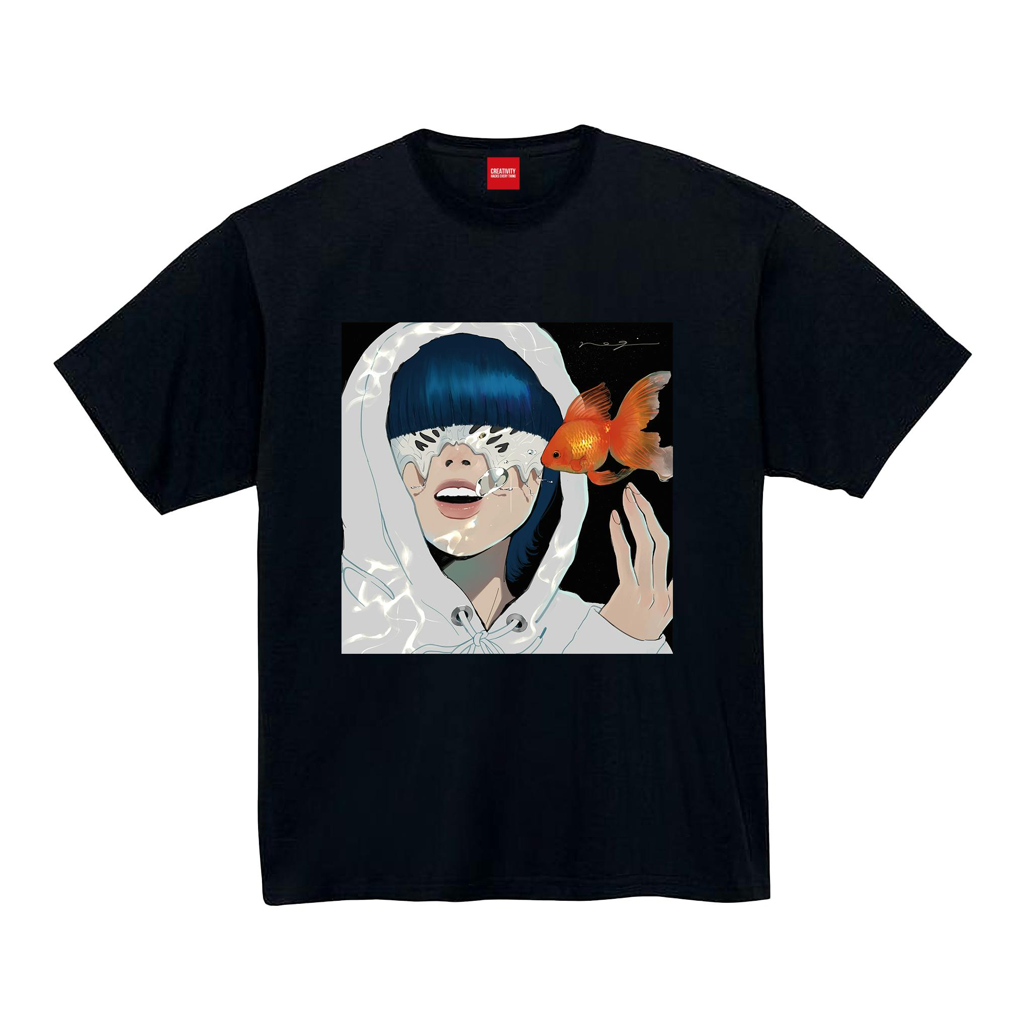 Tシャツ 凪×yama・L