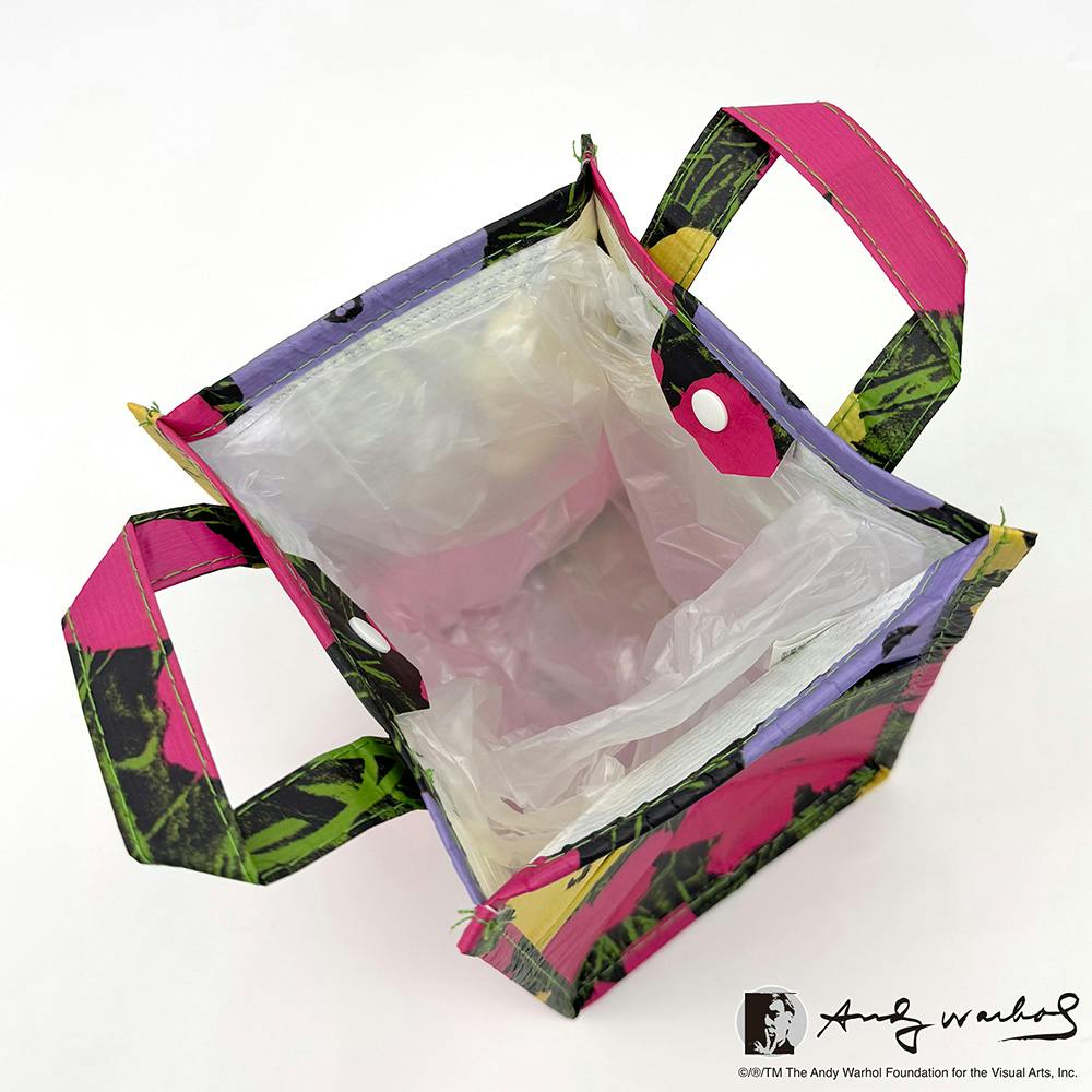 Andy Warhol×ROOTOTE /  ROO GARBAGE mini "FLOWER" / 855601