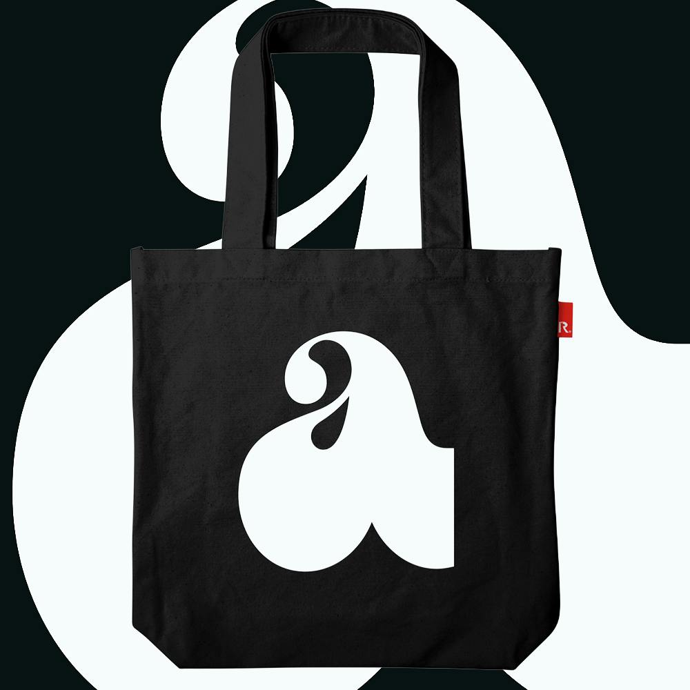 PushPin by Seymour Chwast × ROOTOTE / Seymour Font a Black TALL / 003001