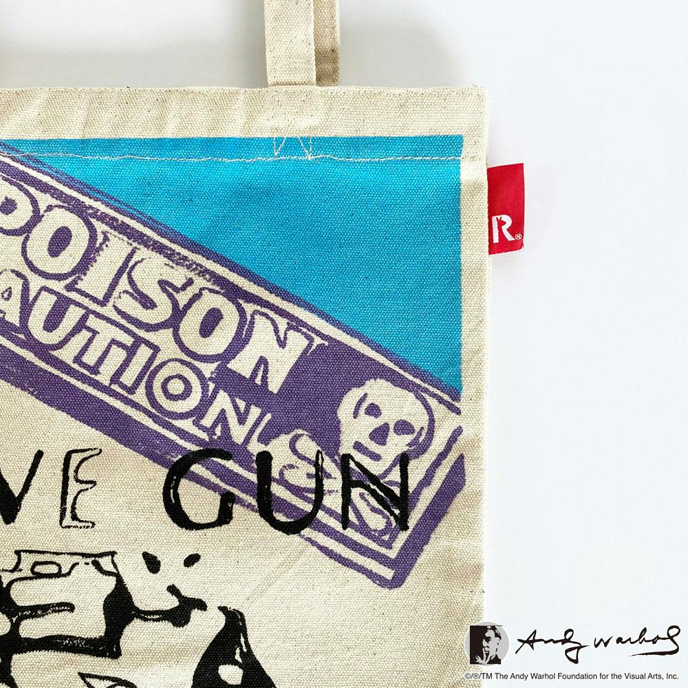Andy Warhol×ROOTOTE / Have Gun Will Shoot, 1985-6,Poison Caution Tote / 450104
