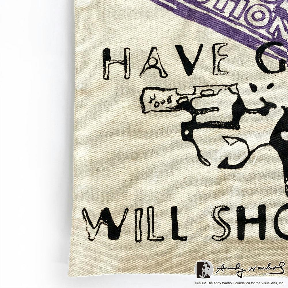 Andy Warhol×ROOTOTE / Have Gun Will Shoot, 1985-6,Poison Caution Tote / 450104
