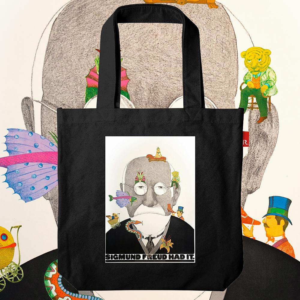 PushPin by Seymour Chwast × ROOTOTE /  SIGMUND FREUD TALL / 002403