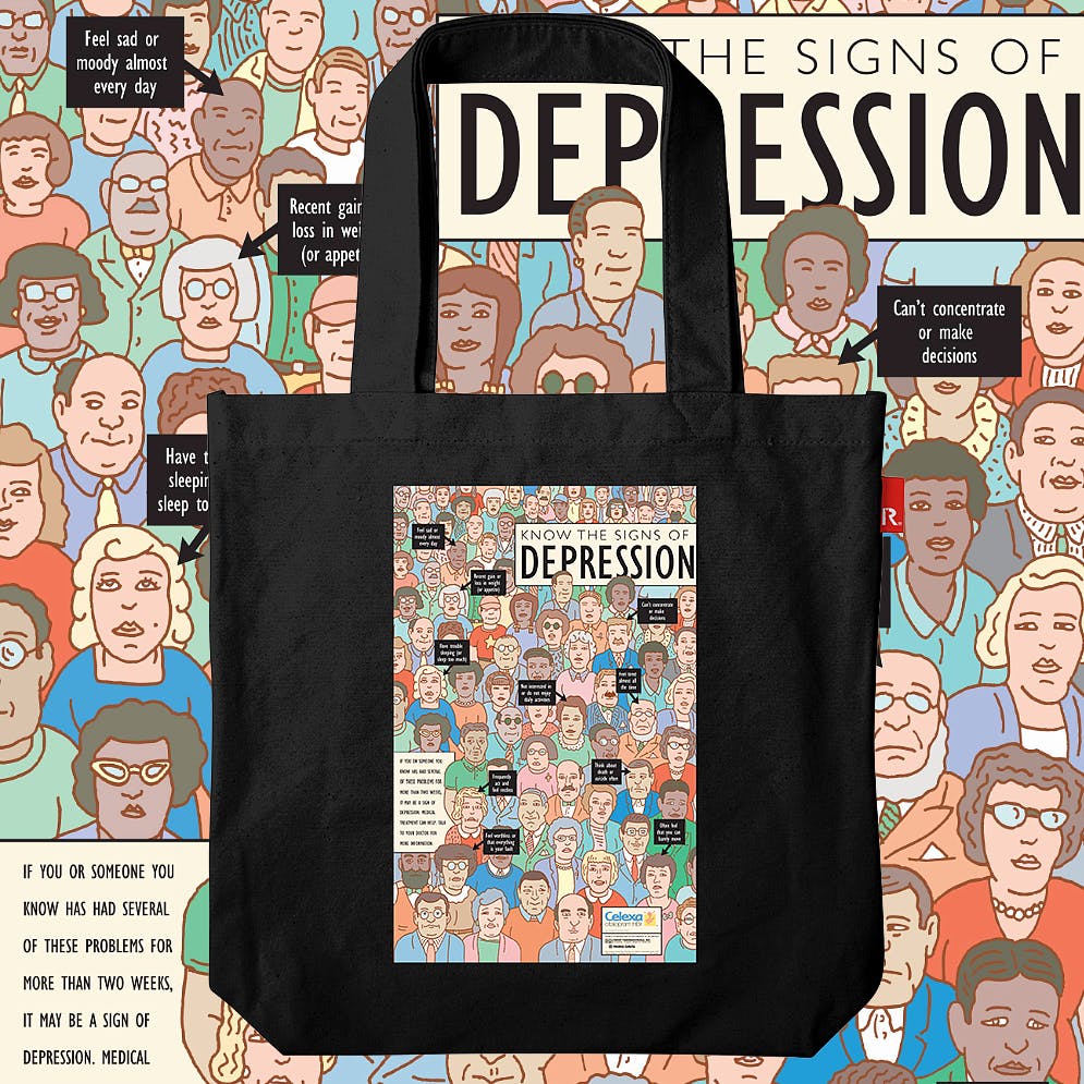 PushPin by Seymour Chwast × ROOTOTE / DIPRESSION TALL / 002409