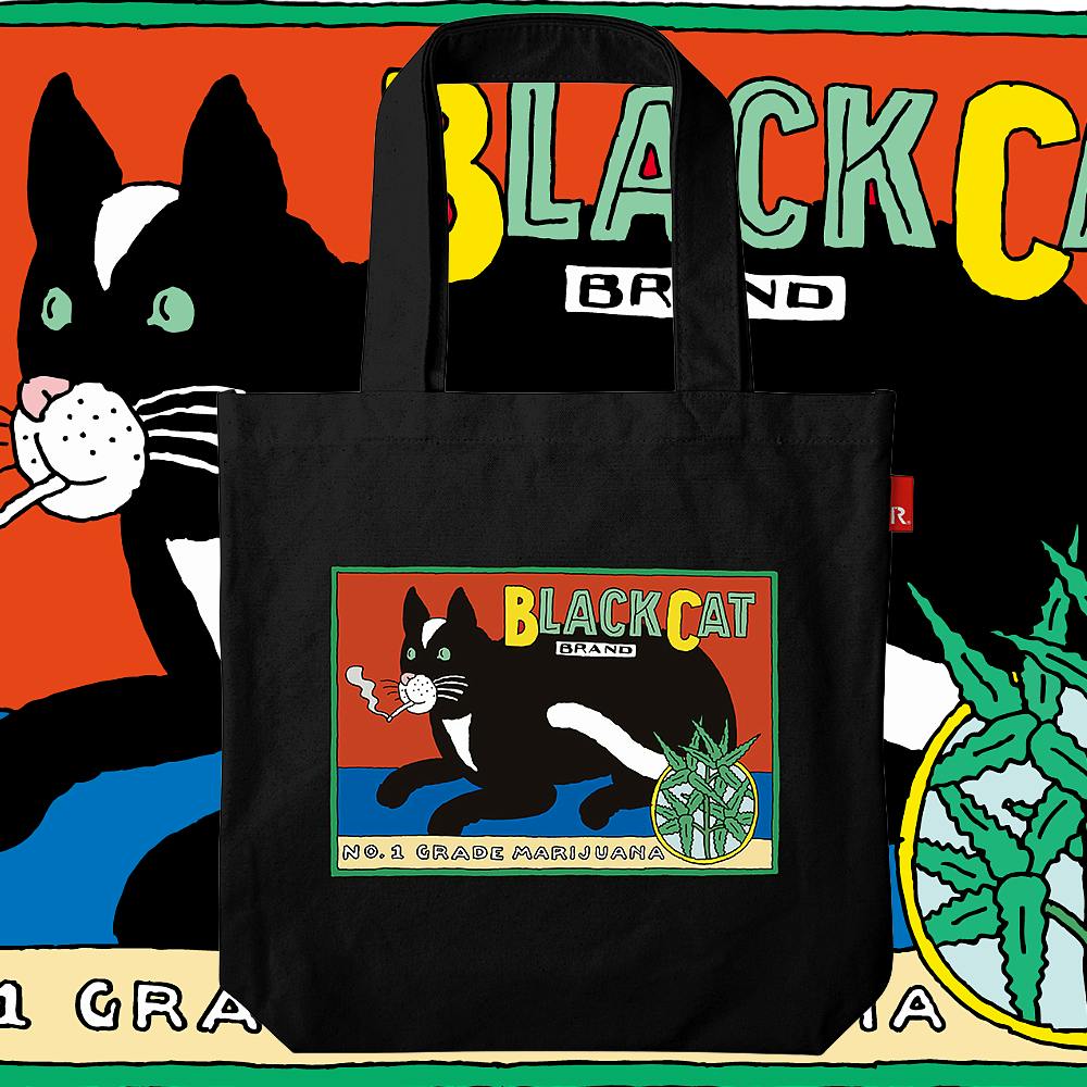 PushPin by Seymour Chwast × ROOTOTE / Blackcat TALL / 002801