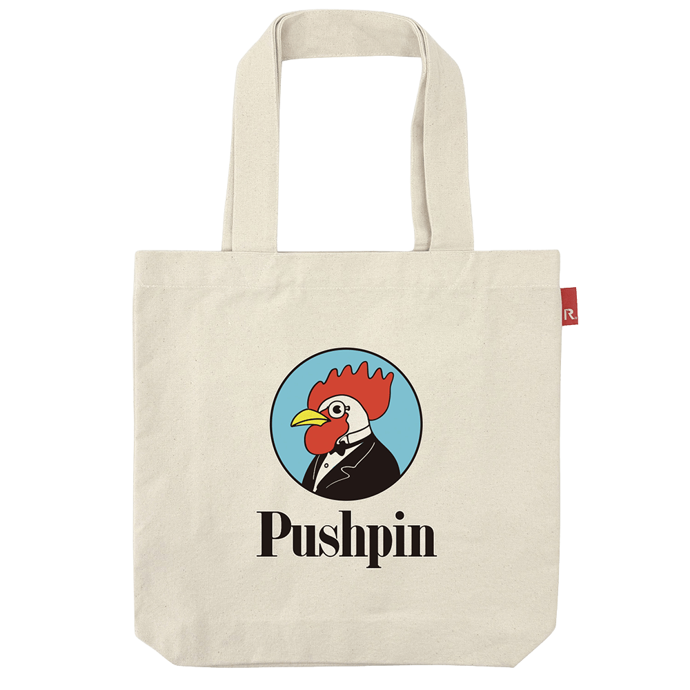 PushPin by Seymour Chwast × ROOTOTE / Pushpin Logo Ivory TALL / 002701