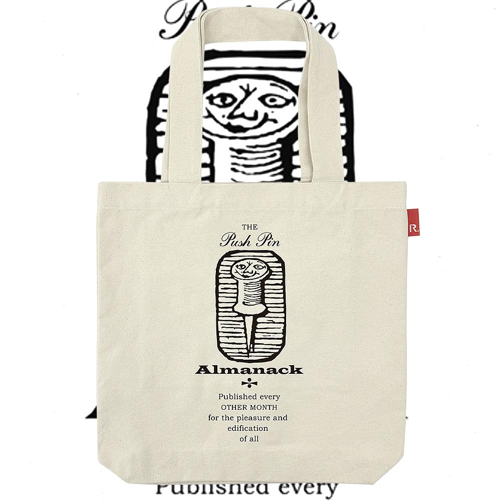 PushPin by Seymour Chwast × ROOTOTE / PushpIn Almanack logo TALL / 002704