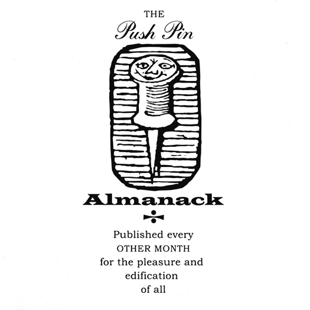 PushPin by Seymour Chwast × ROOTOTE / PushpIn Almanack logo TALL / 002704