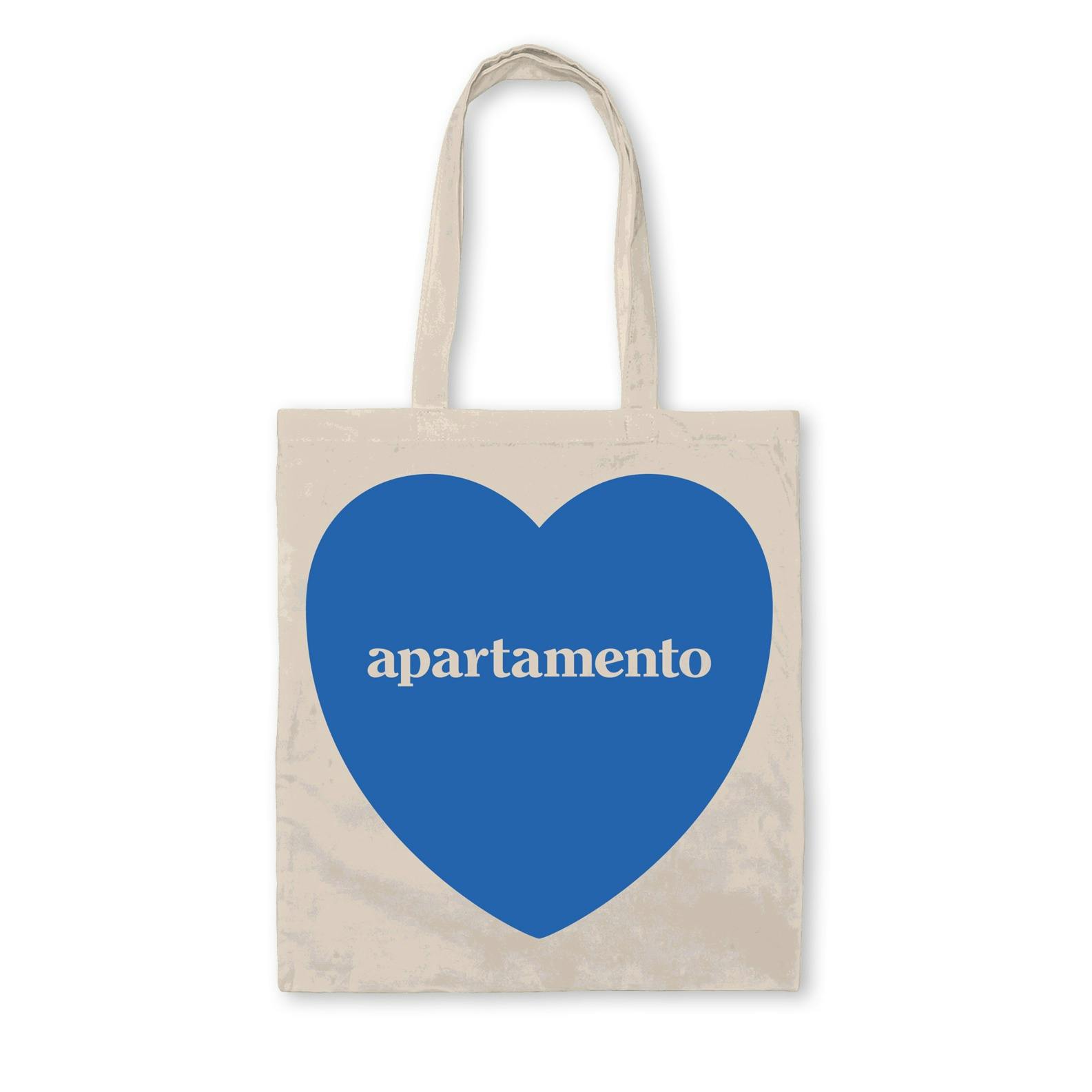 [予約受付中] APARTAMENTO HEART TOTE BAG (BLUE FLAME)