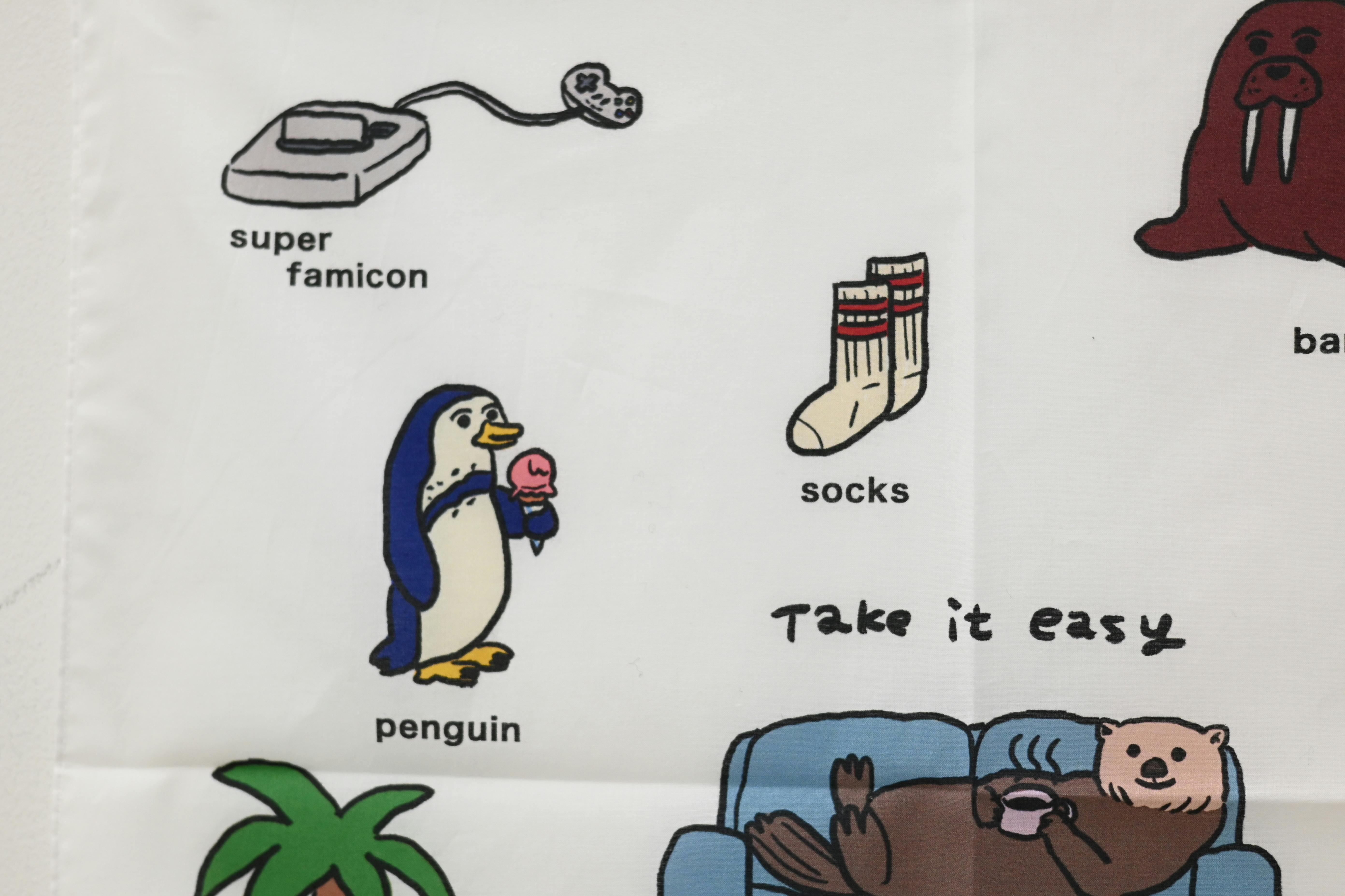 ハンカチ_ラッコソファ