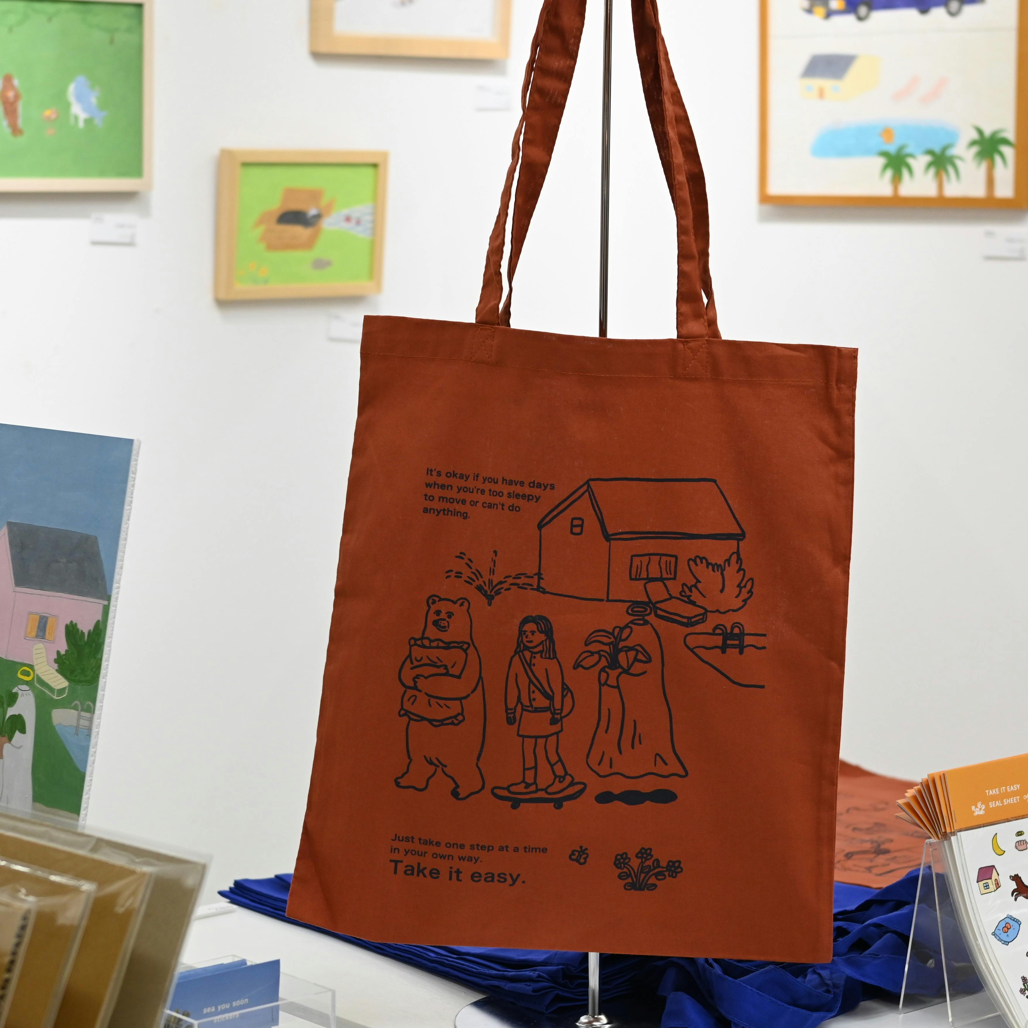 トートバッグ_レンガ