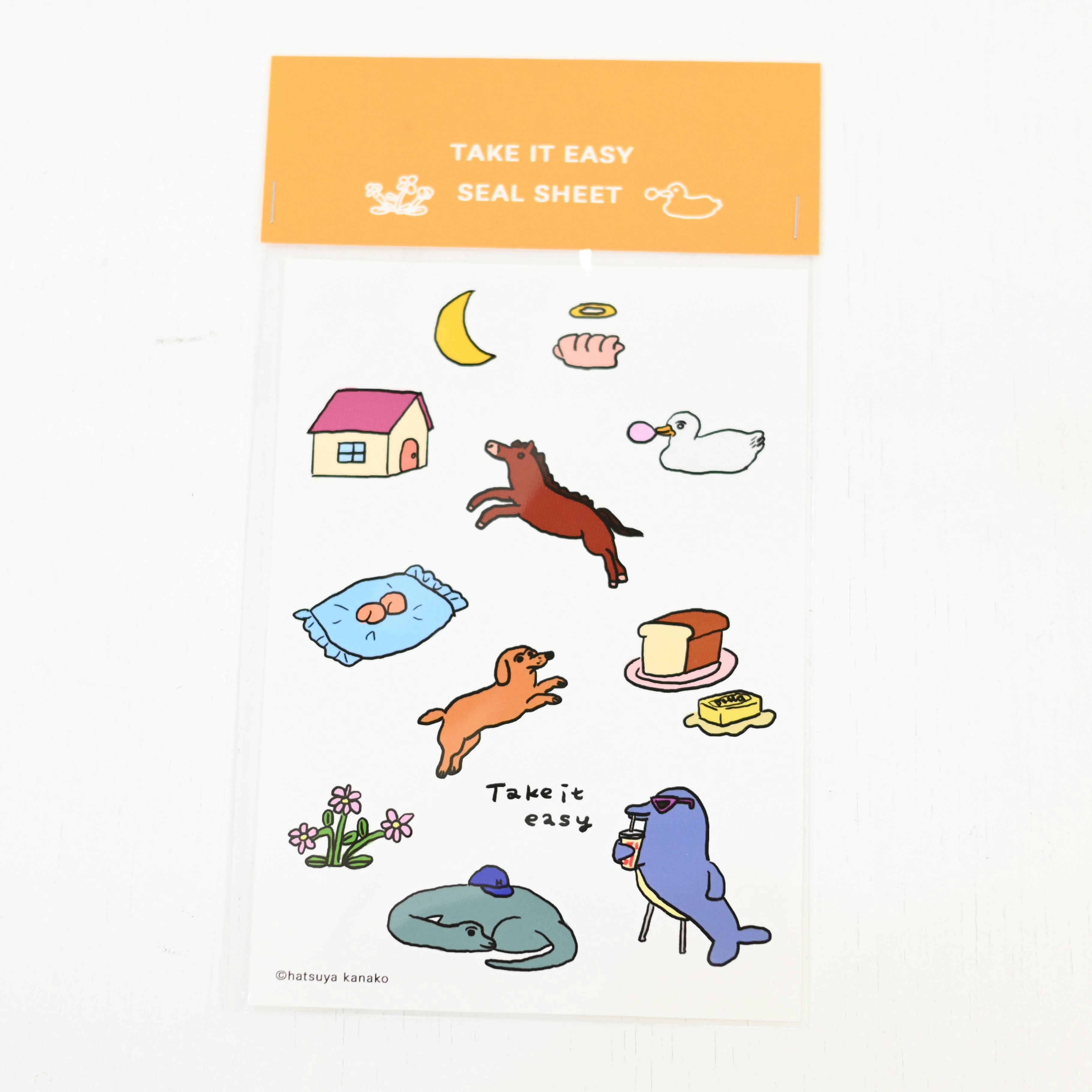 シールシート_犬と馬