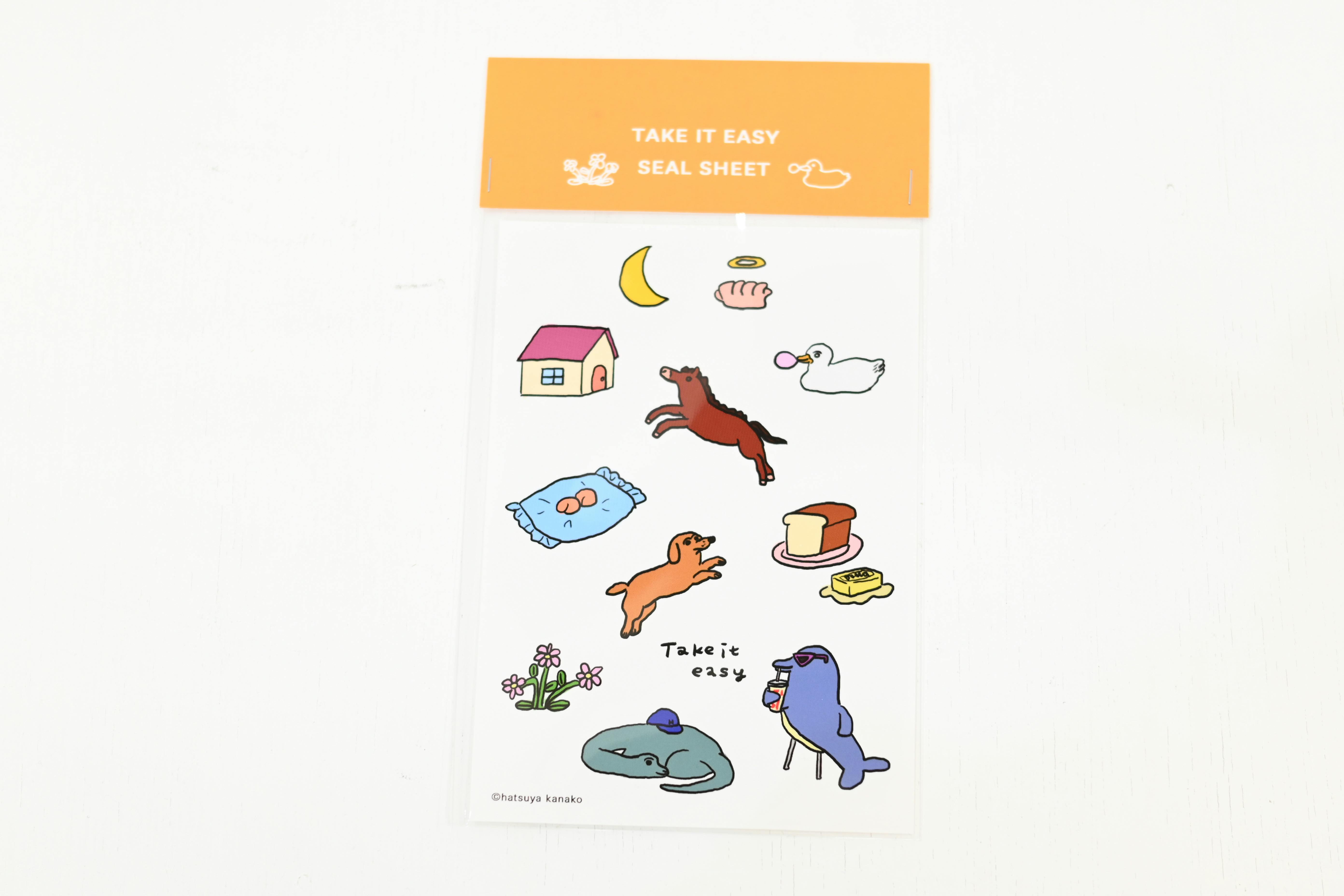 シールシート_犬と馬