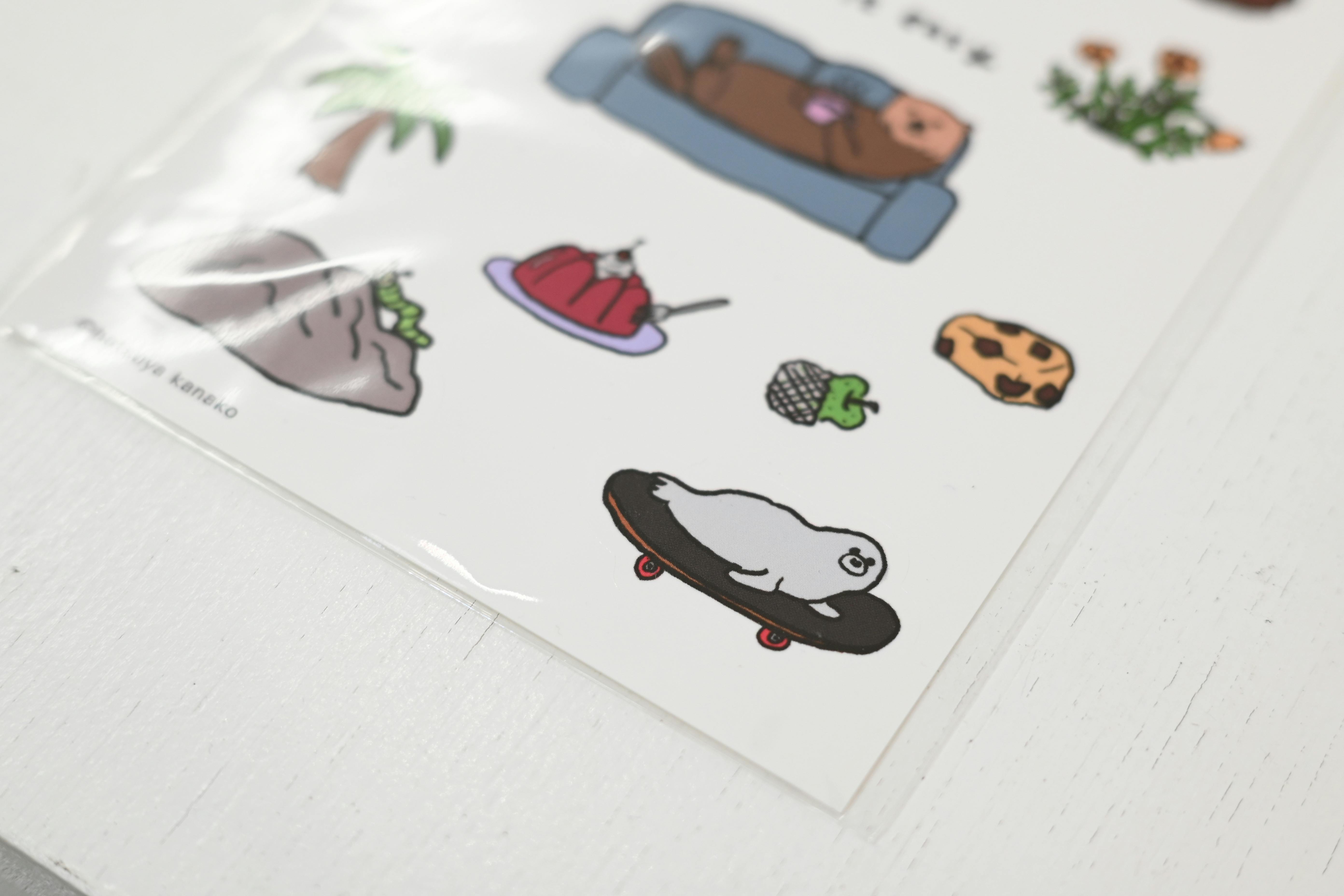 シールシート_ラッコソファ