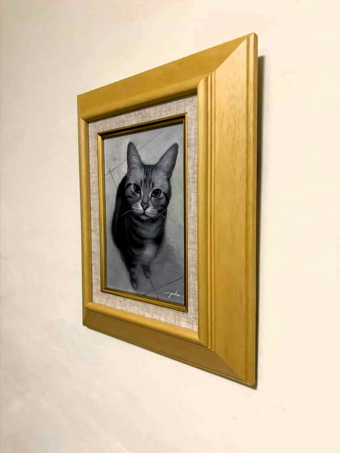 上目遣いをする半蔵