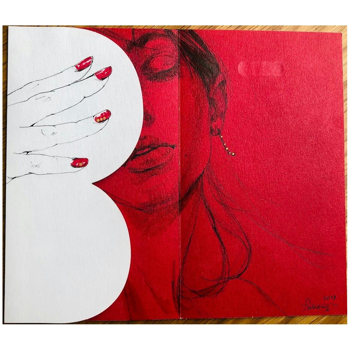 Untitled 4 (付箋girl®  alt. nakedシリーズより）