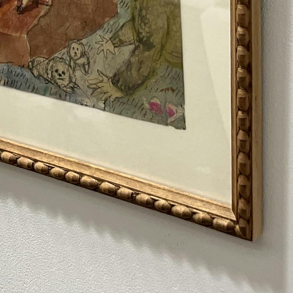 「今日は楽しい雛祭り」額付き