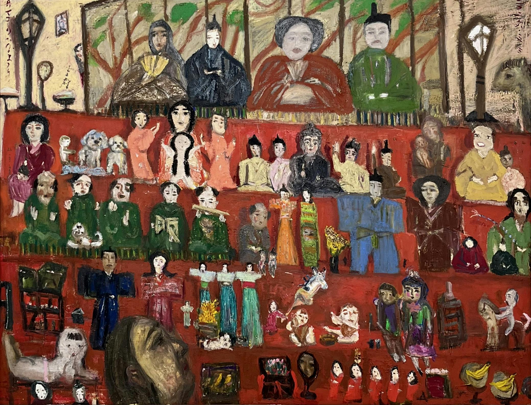 「タマコのひなまつり」額付き