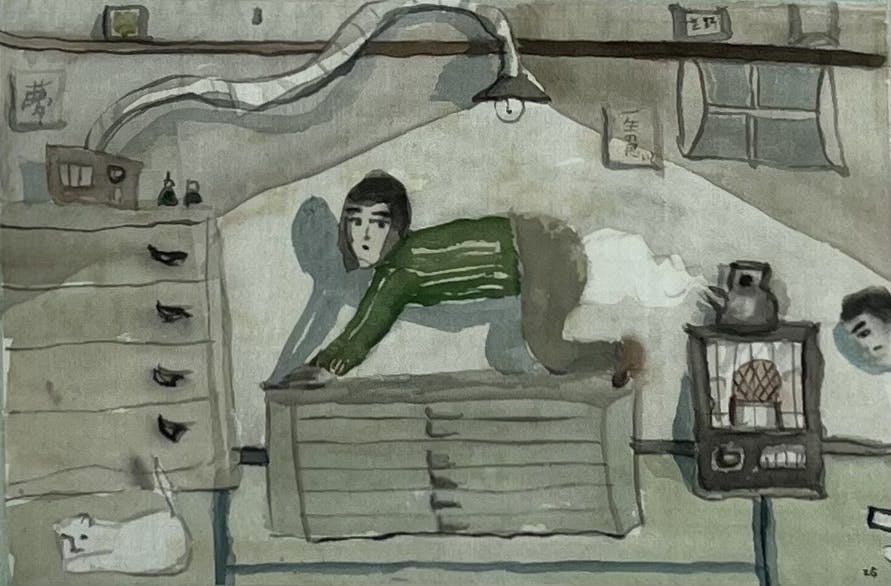 「ホットヒップ」額付き