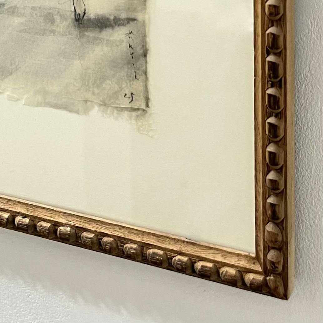 「共に生きる」額付き